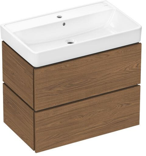 Hansgrohe Xilesa E umývadlo so skrinkou 80 cm dub 54397550