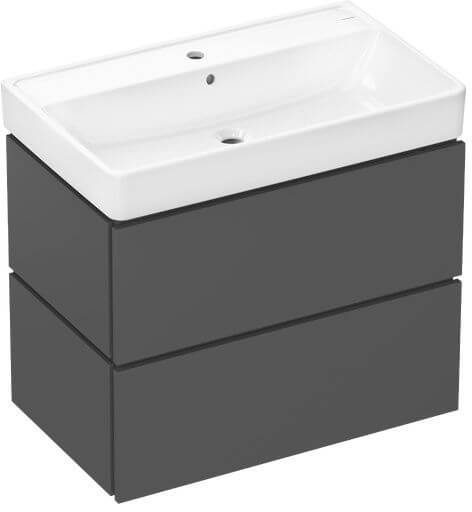 Hansgrohe Xilesa E umývadlo so skrinkou 80 cm sivá 54397760
