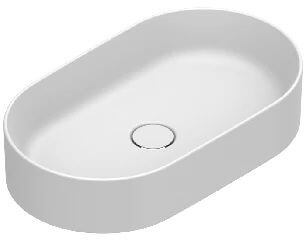 Catalano Zero umývadlo 60x35 cm oválny pultové umývadlo biela lesklá 0122600021