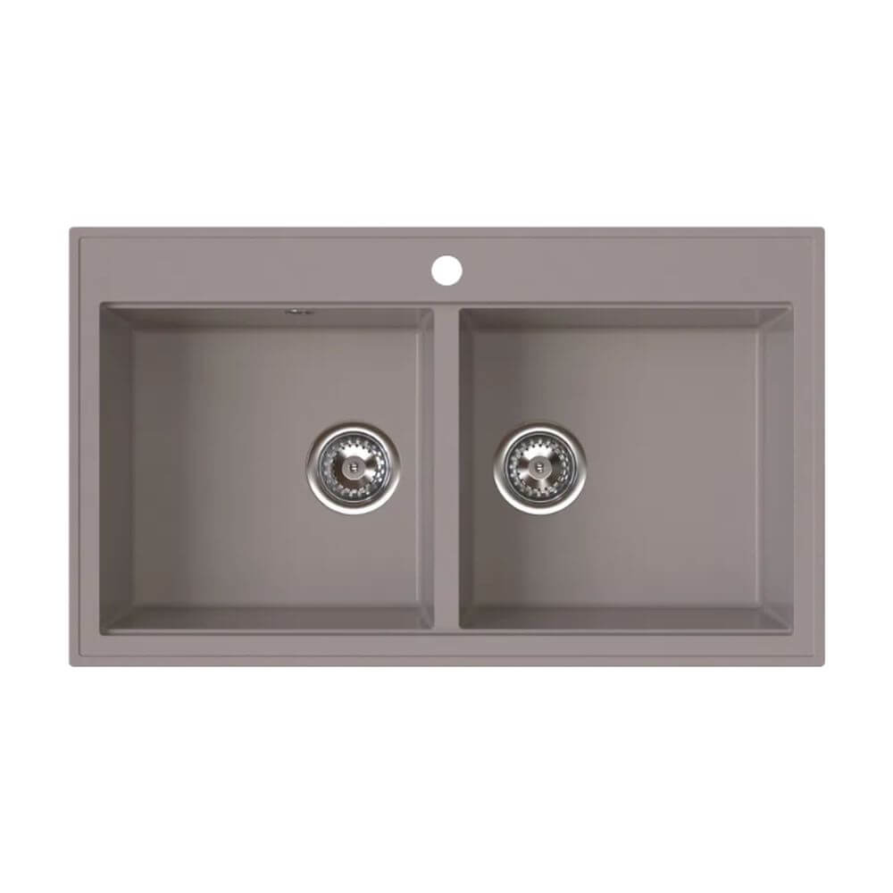 Ferro Stampo granitový drez 86x50 cm hnedá DRGS2/50/86TU