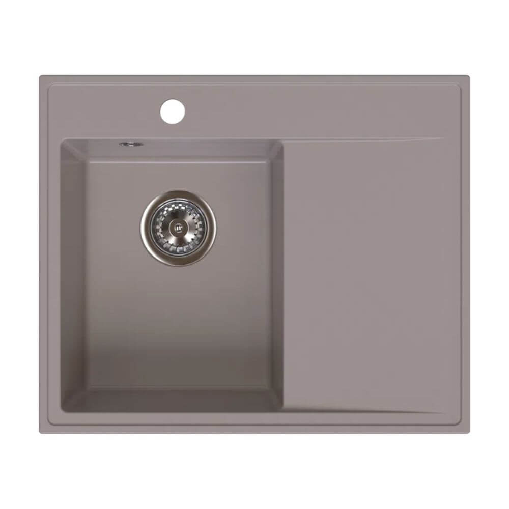 Ferro Stampo granitový drez 60x50 cm hnedá DRGS-L/50/60TU