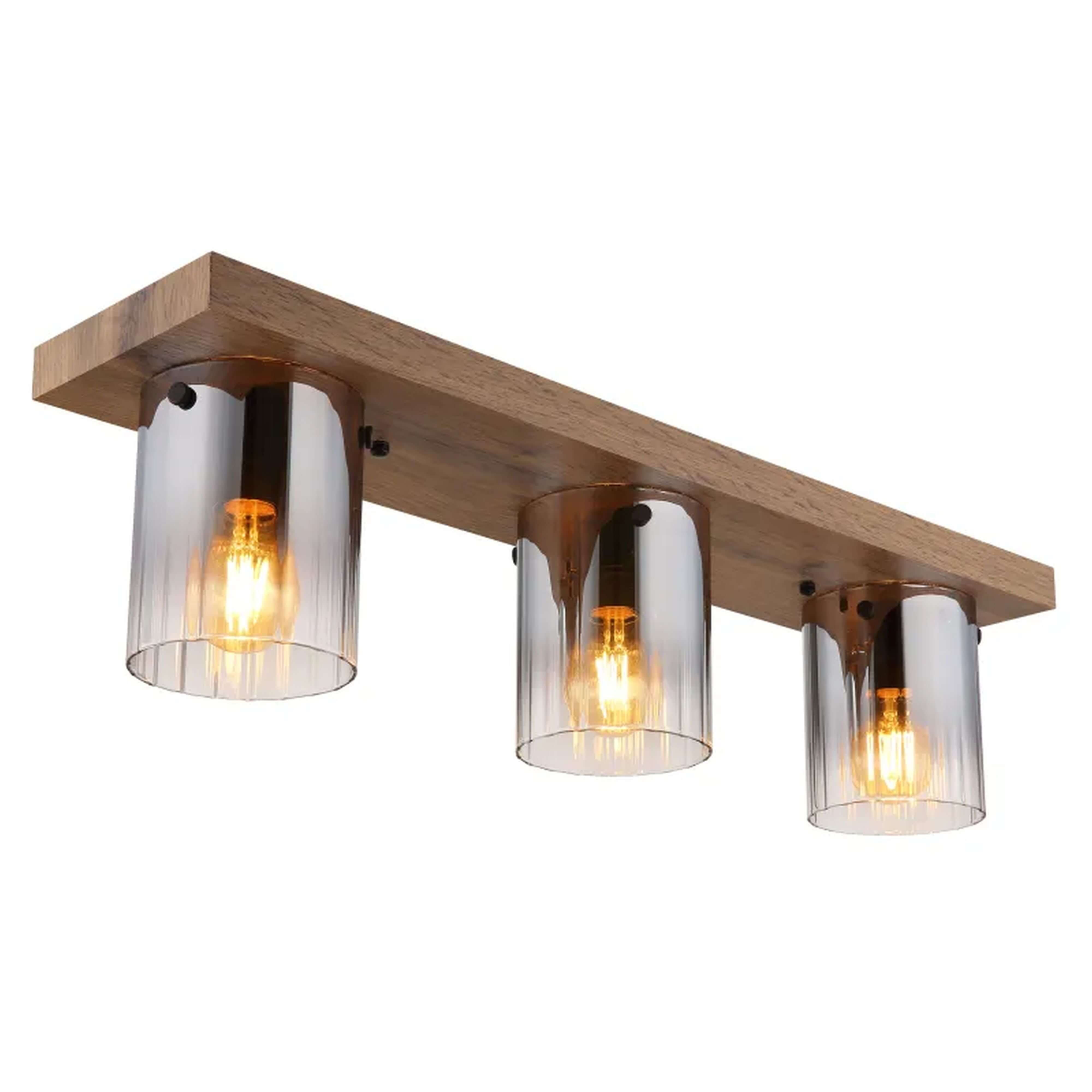 Globo Lighting Underwood stropné svietidlo 3x40 W drevená-hnedá 15915-3
