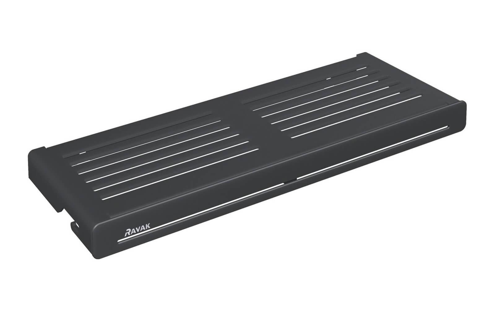 Ravak Slim polica čierna X07P649