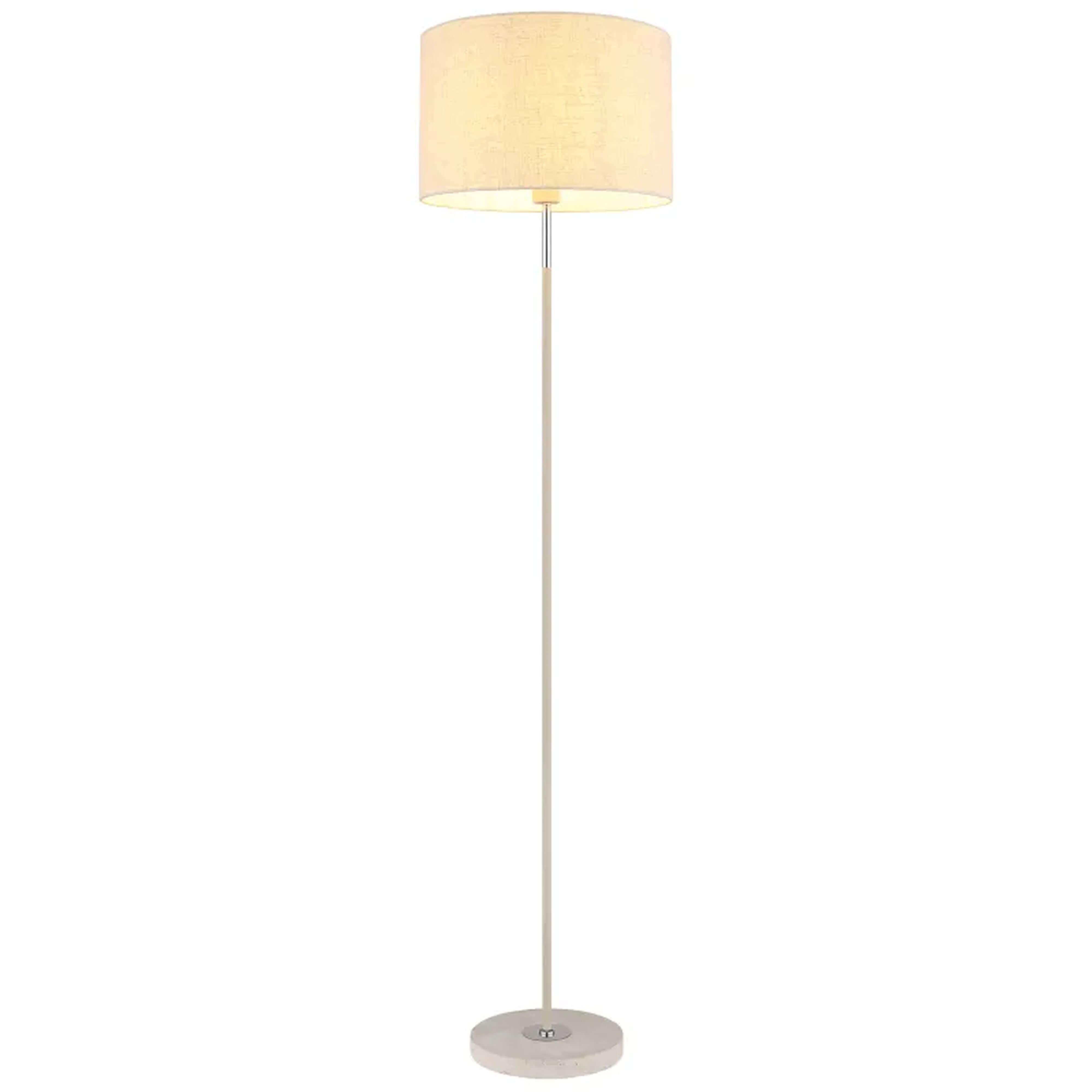 Globo Lighting Deleon stojaca lampa 1x60 W piesková-krémová 15968S