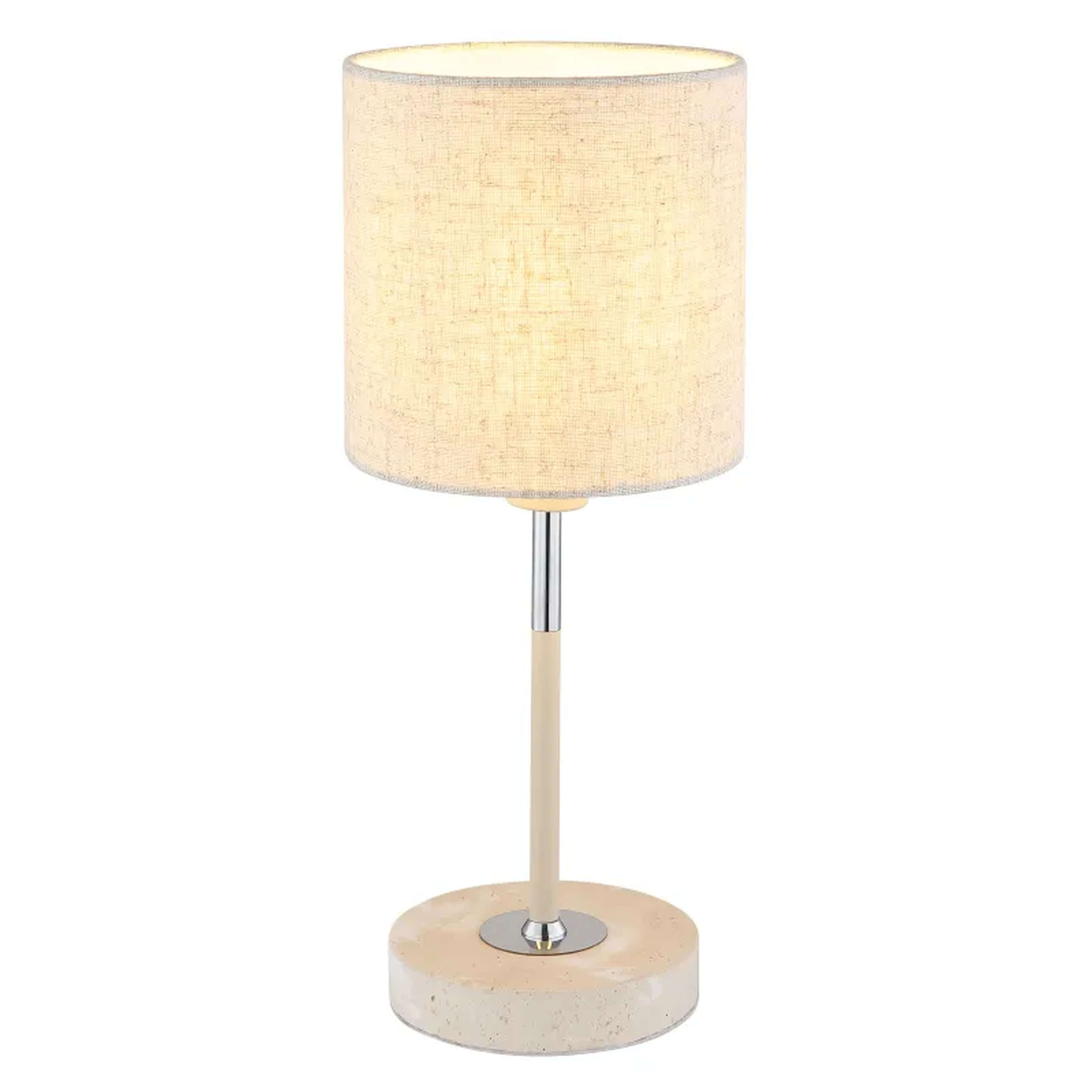 Globo Lighting Deleon stolová lampa 1x40 W piesková-krémová 15968T