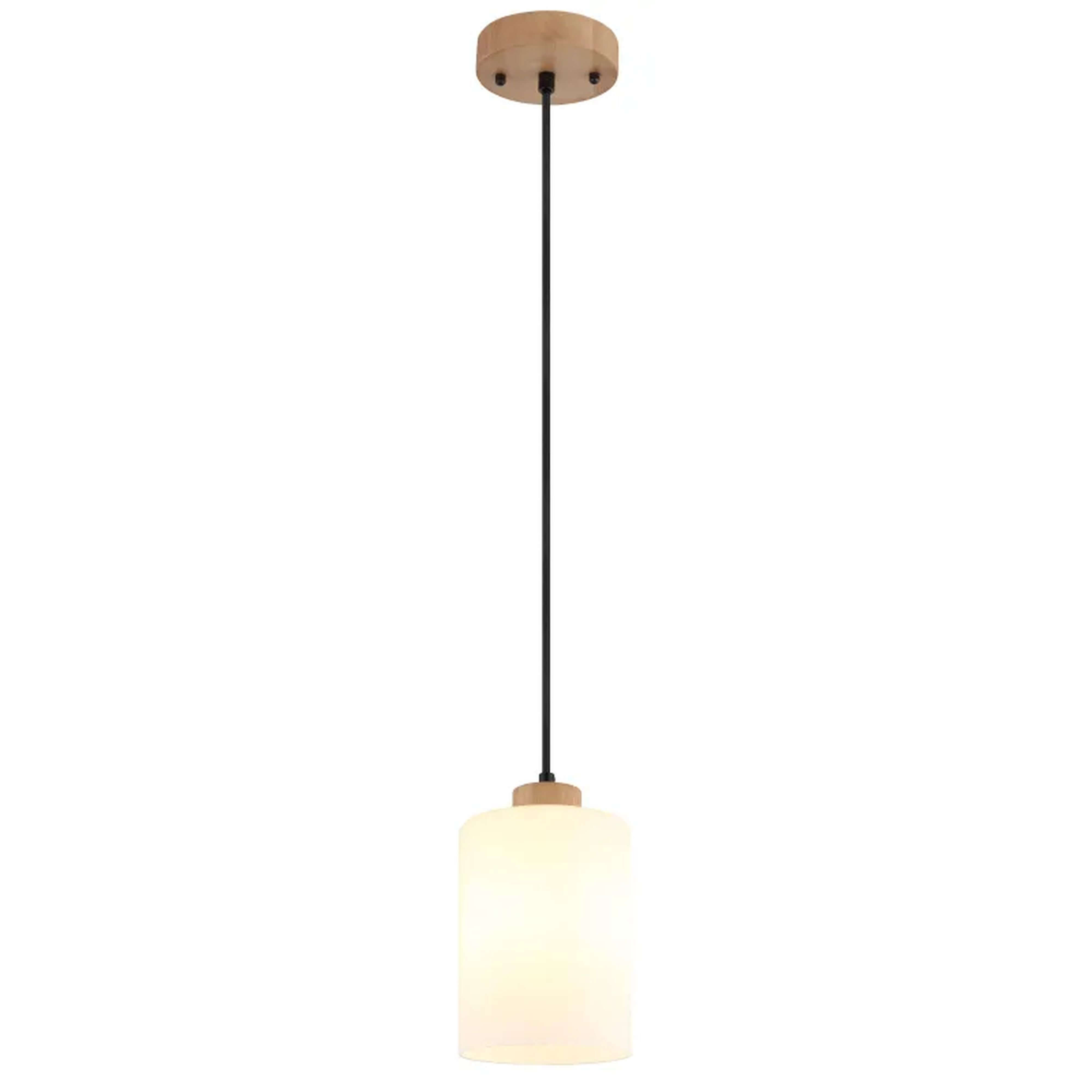 Globo Lighting Rowena závesné svietidlo 1x60 W biela-hnedá 15977H