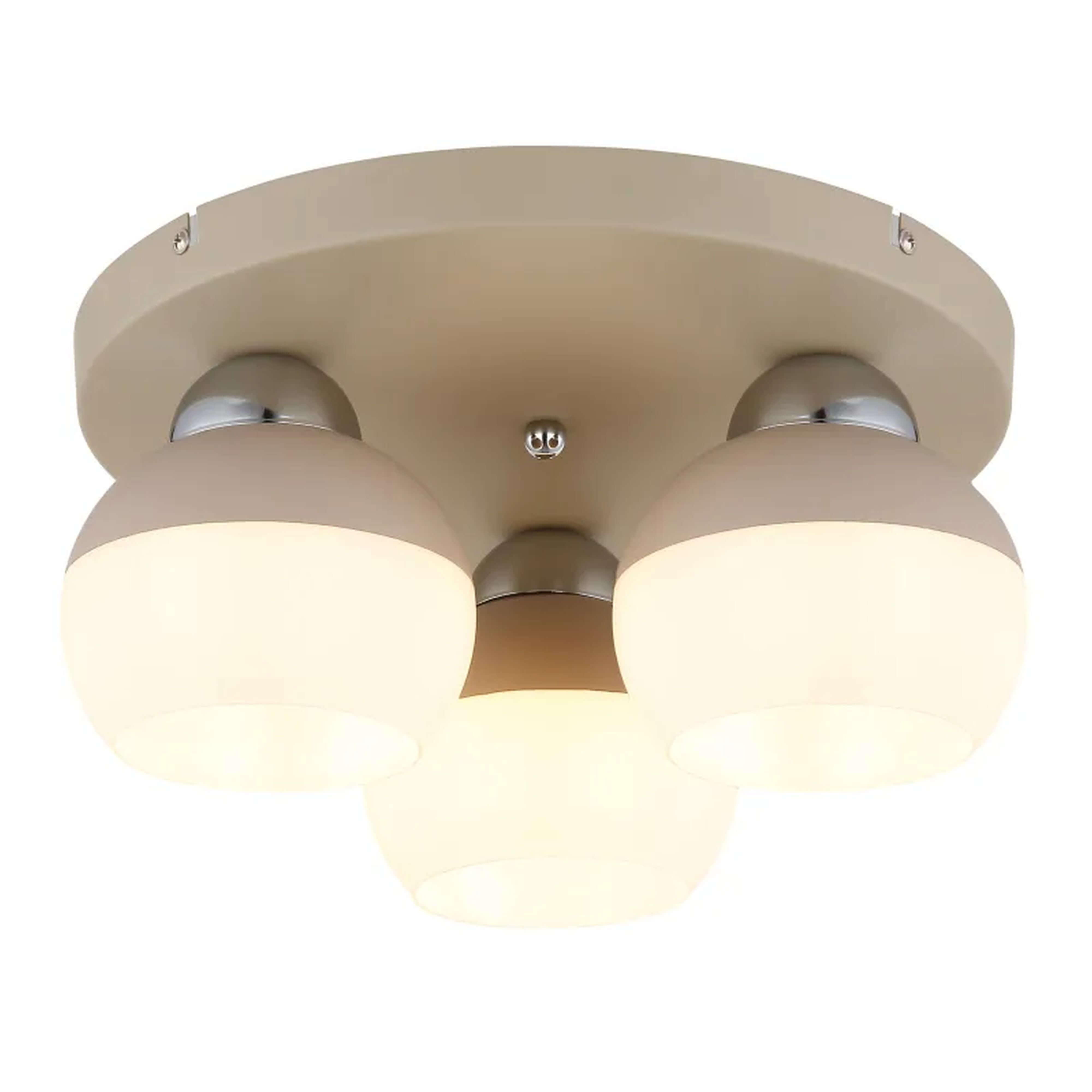 Globo Lighting Ragusa stropné svietidlo 3x60 W piesková 15999-3D