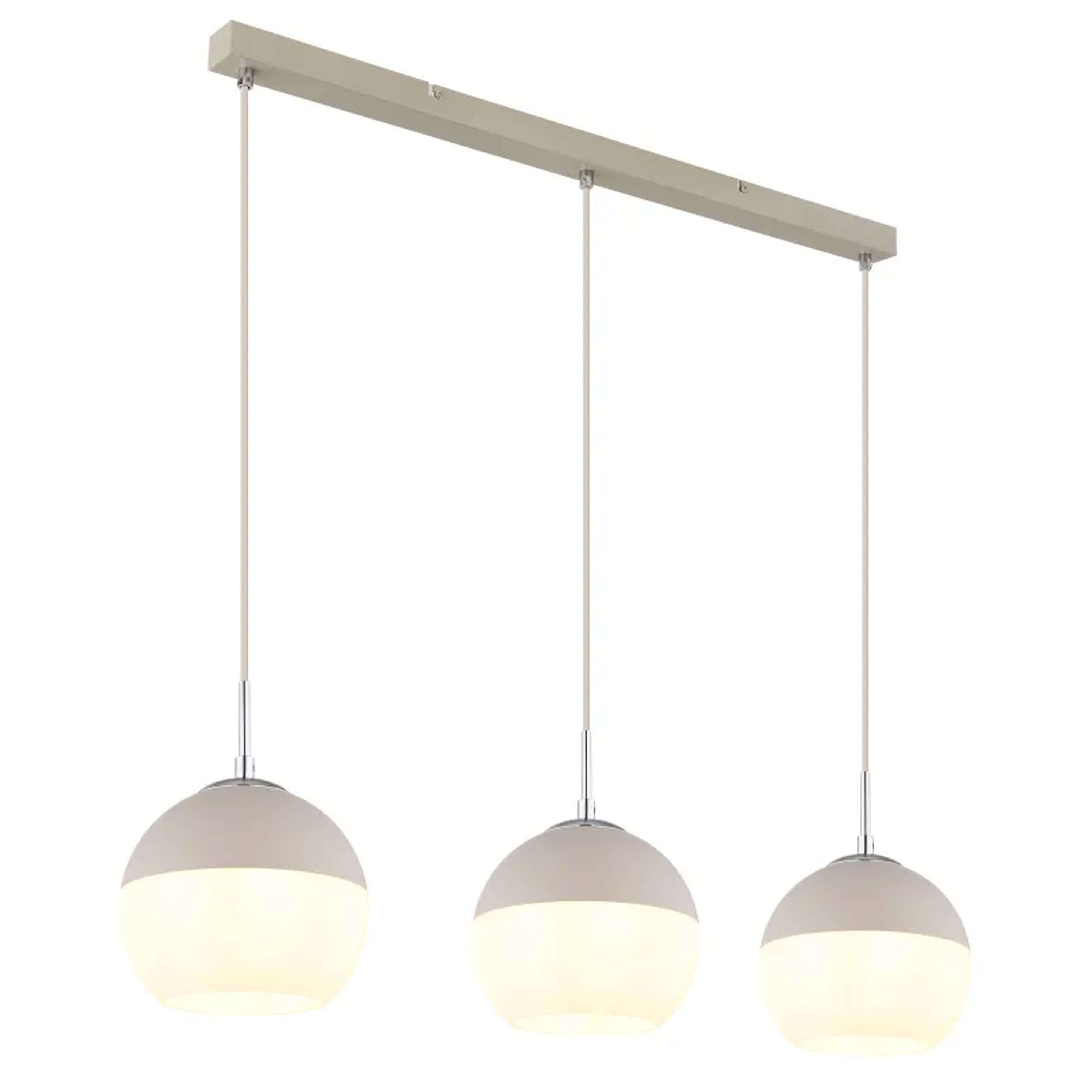 Globo Lighting Ragusa závesné svietidlo 3x60 W piesková 15999-3H