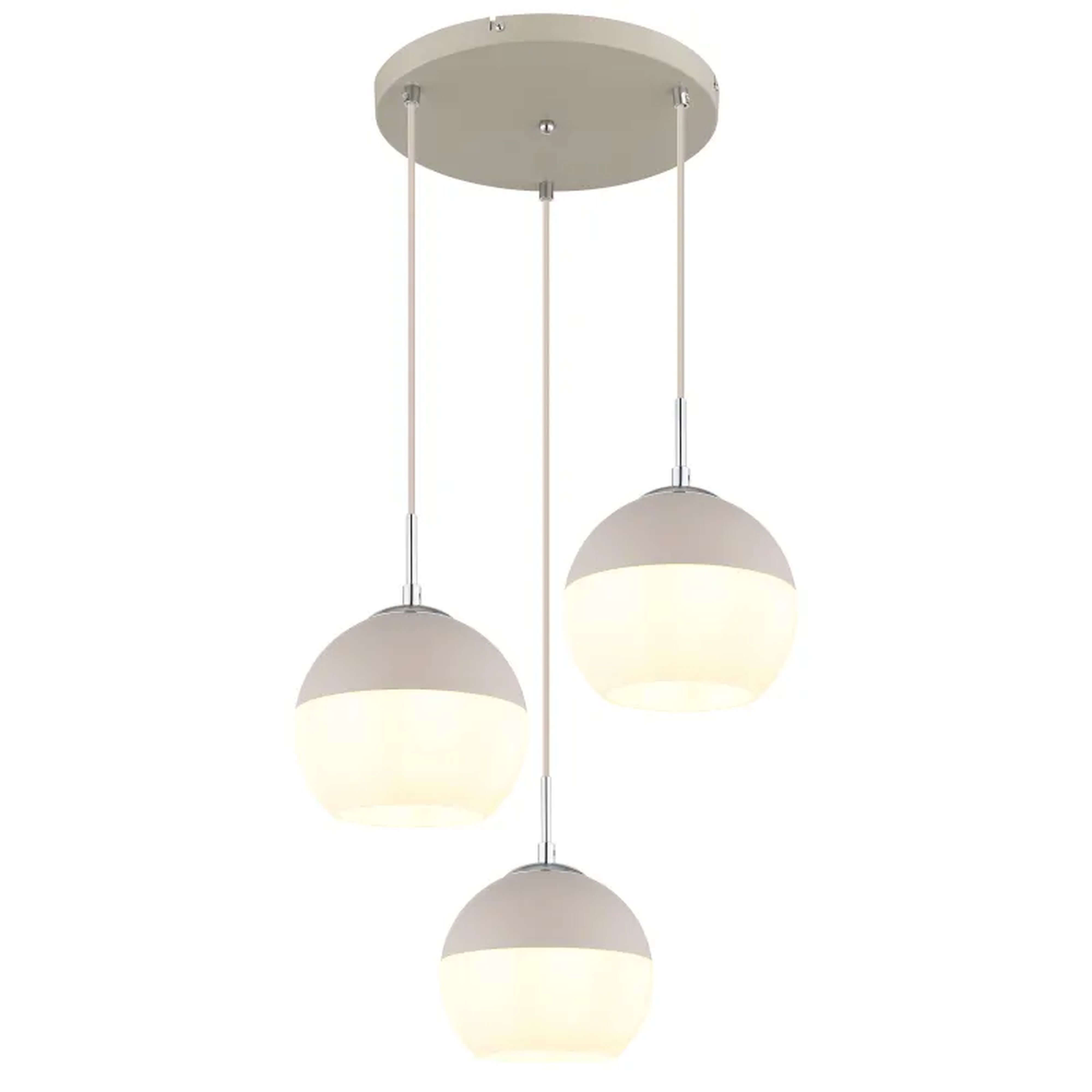 Globo Lighting Ragusa závesné svietidlo 3x60 W piesková 15999-3HR