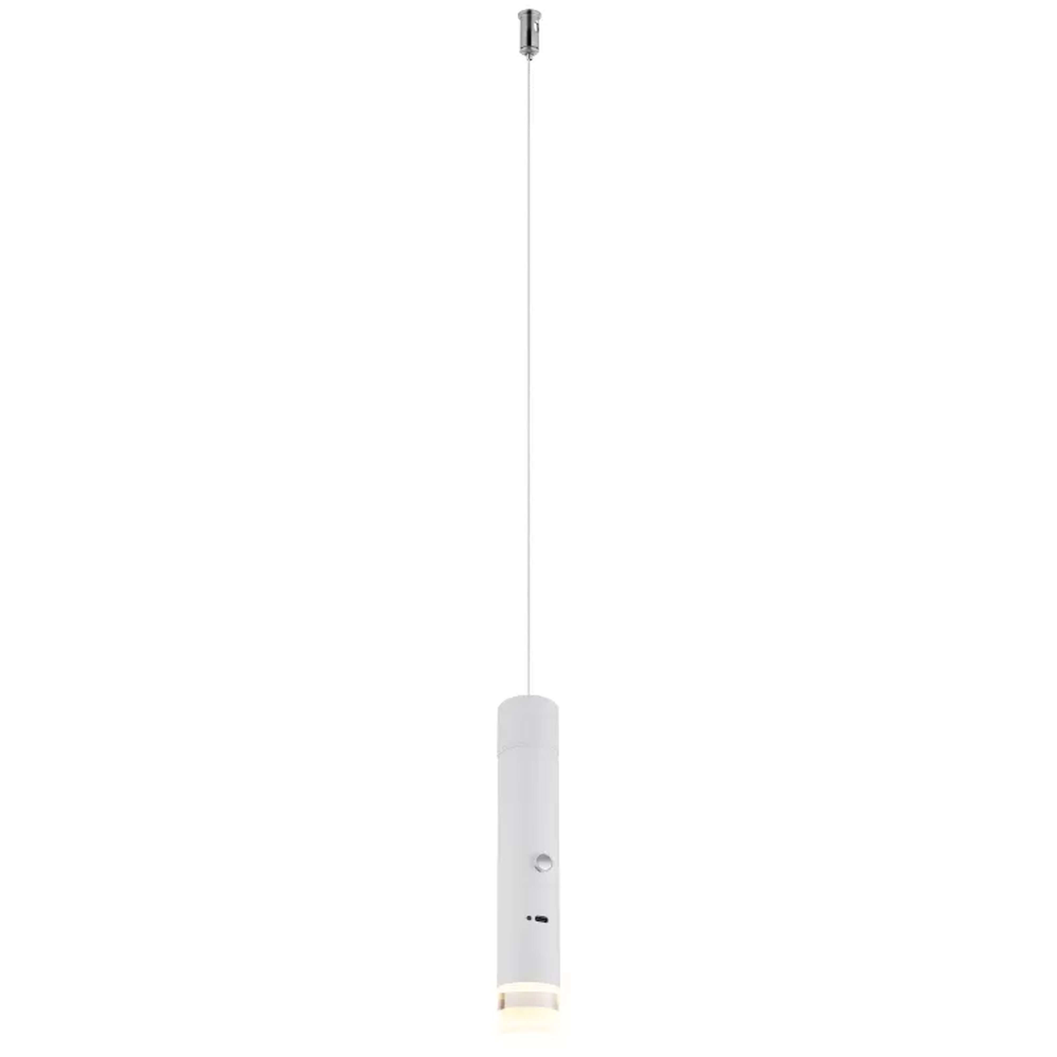 Globo Lighting Pelo závesné svietidlo 1x2 W biela-priehľadná 16060W