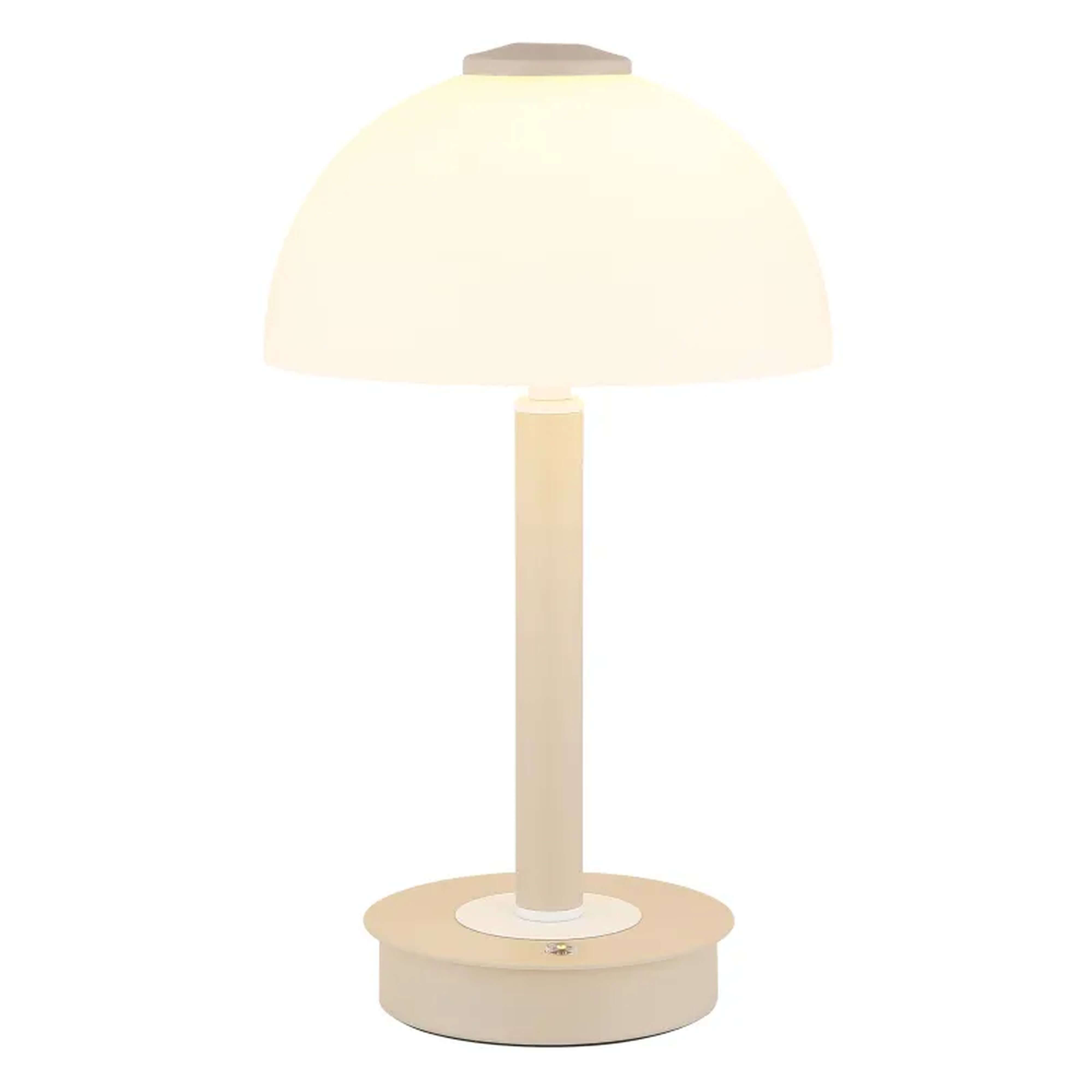 Globo Lighting Uldin stolová lampa 1x W biela-piesková 21953SA