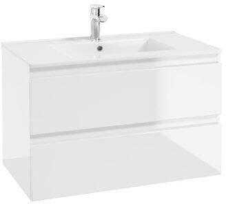 Defra Como skrinka 79.9x45x50 cm závesná kúpeľňová skrinka pod umývadlo biela 123-D-08059