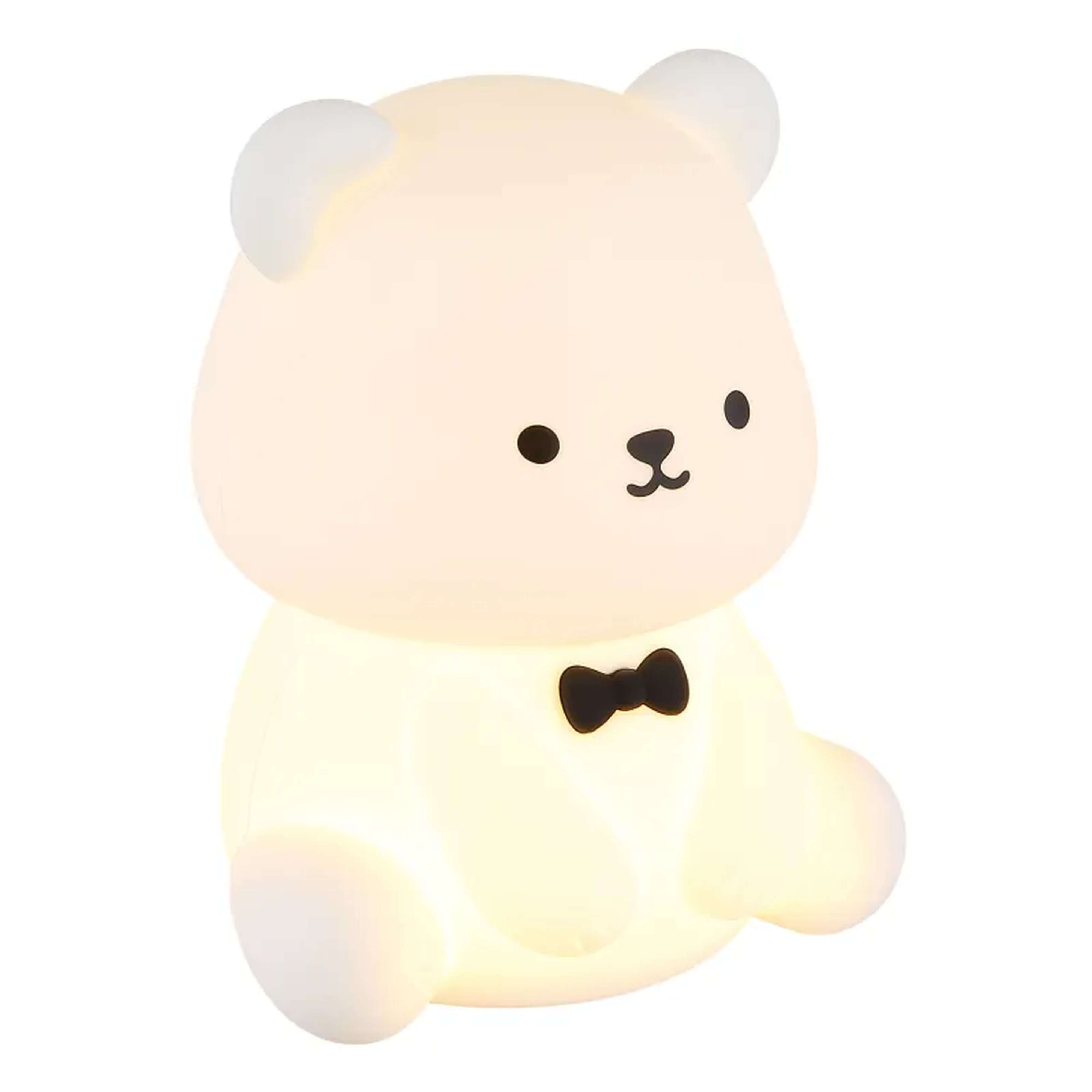 Globo Lighting Teddy stolová lampa 1x1 W biela 2870