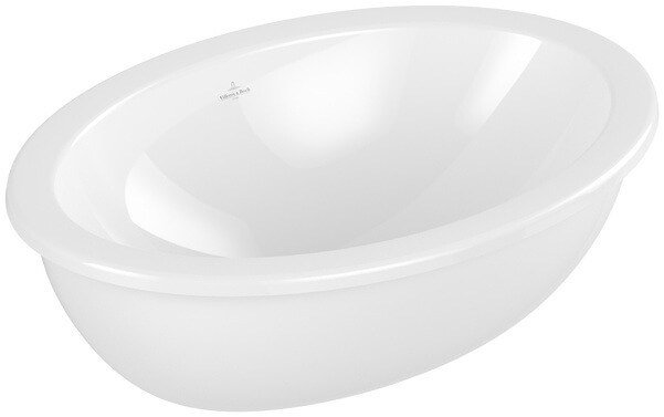Villeroy & Boch Loop & Friends umývadlo 56x38 cm oválny podpultové umývadlo biela lesklá 4A550101