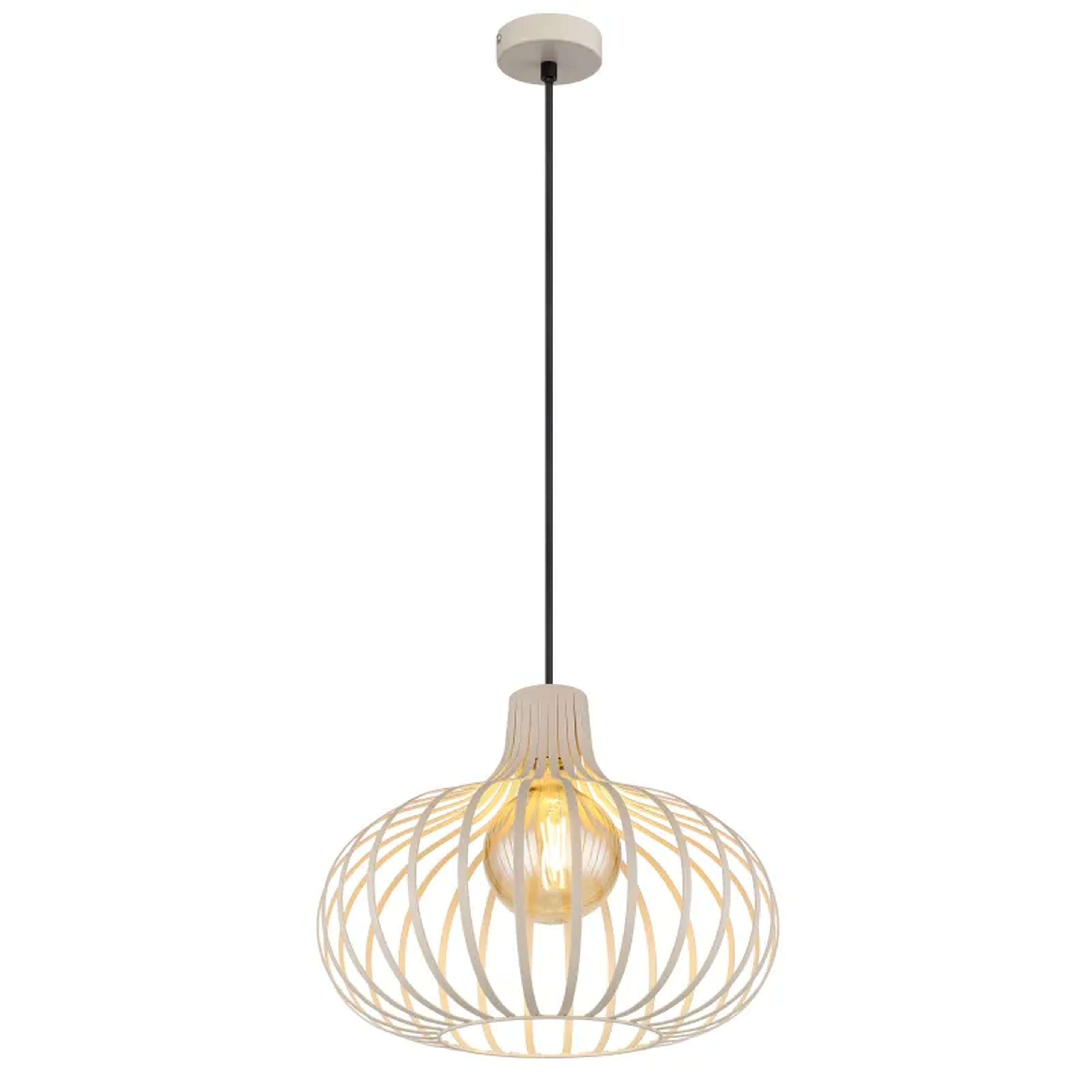 Globo Lighting Mateo závesné svietidlo 1x60 W krémová 33370119