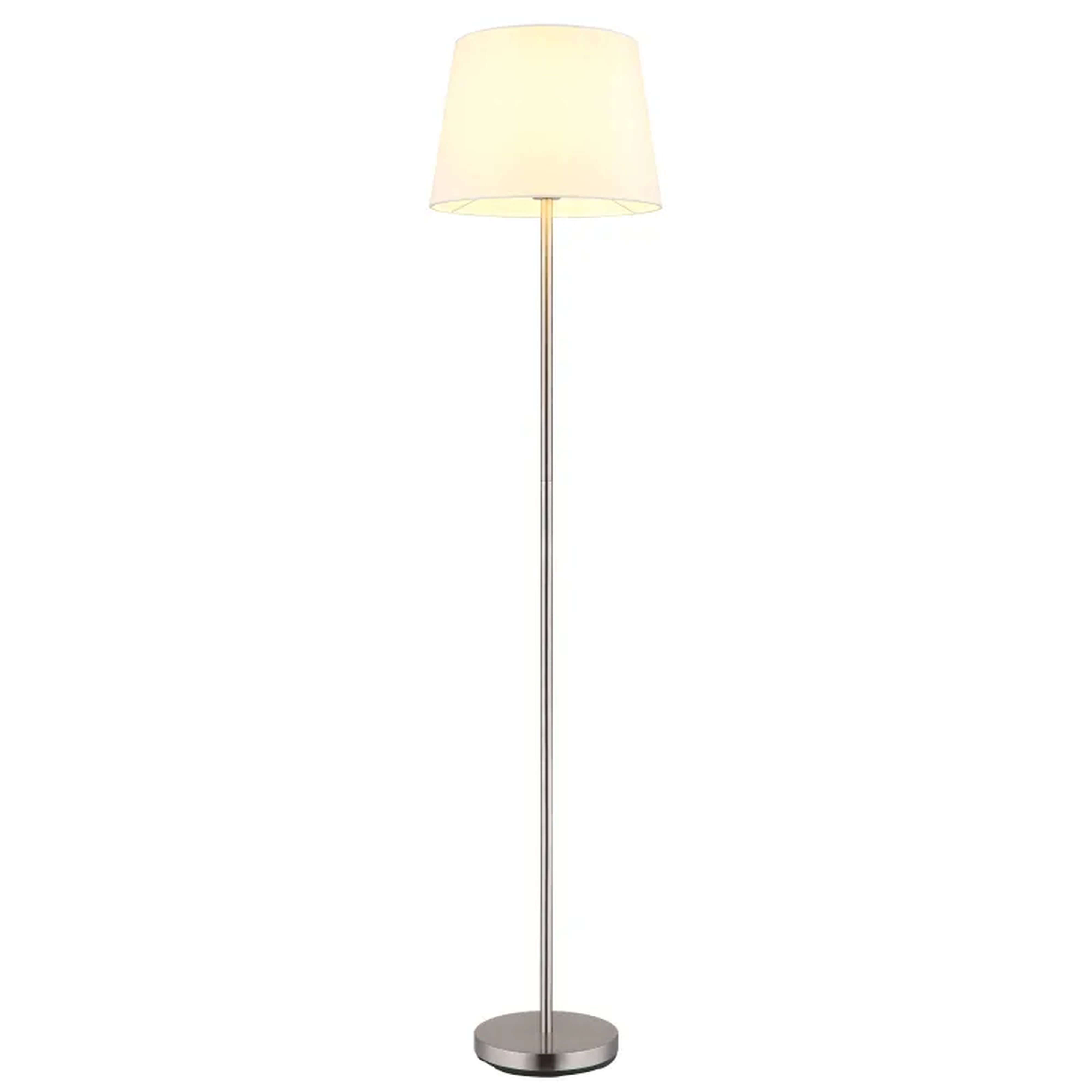 Globo Lighting Joris stojaca lampa 1x40 W biela-niklová 40100101
