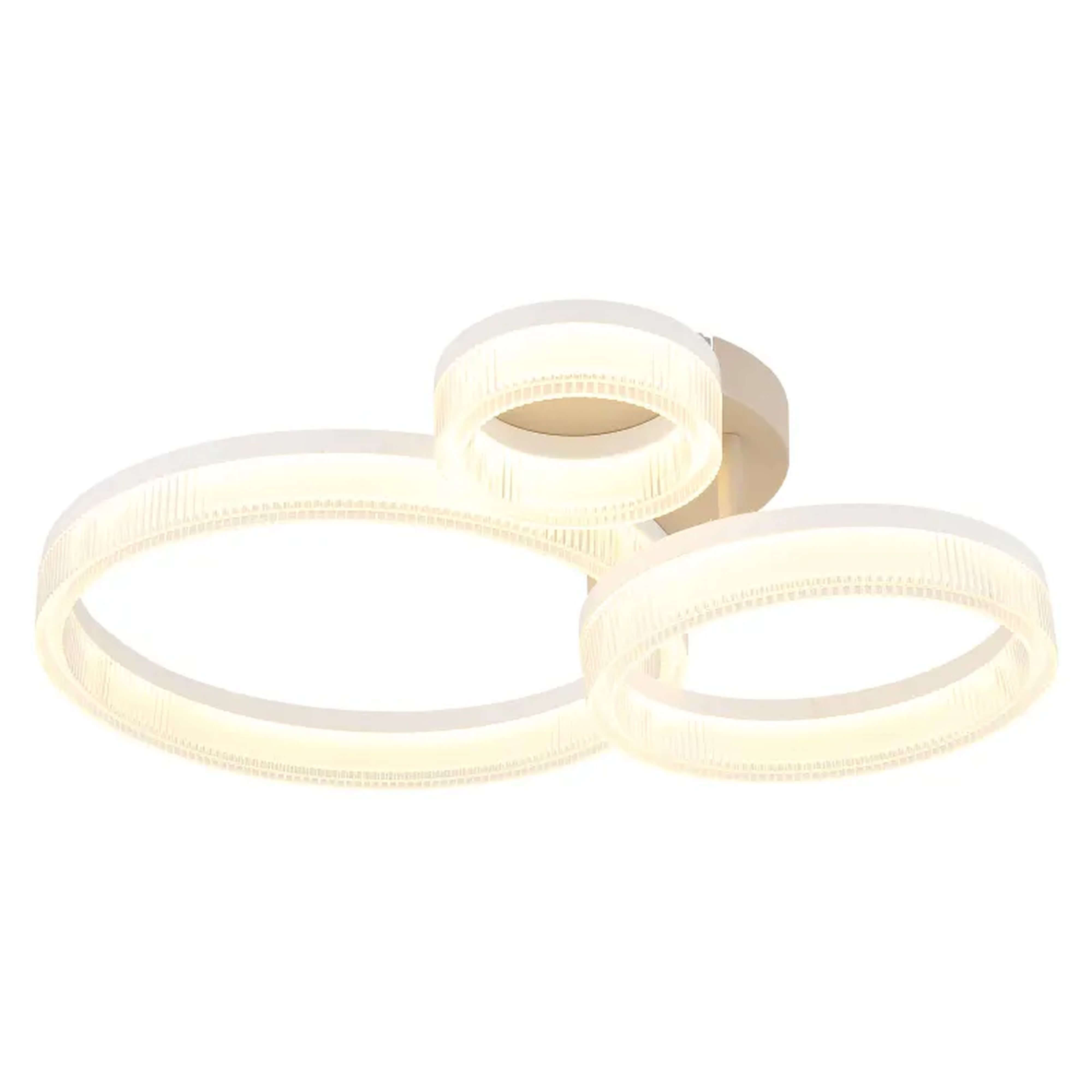 Globo Lighting Zara stropné svietidlo 3x24 W biela-piesková 48046D4