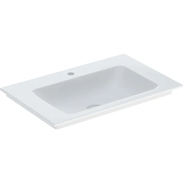 Geberit One umývadlo 74x48 cm obdĺžnik umývadlo na nábytok biela lesklá 505.010.01.2