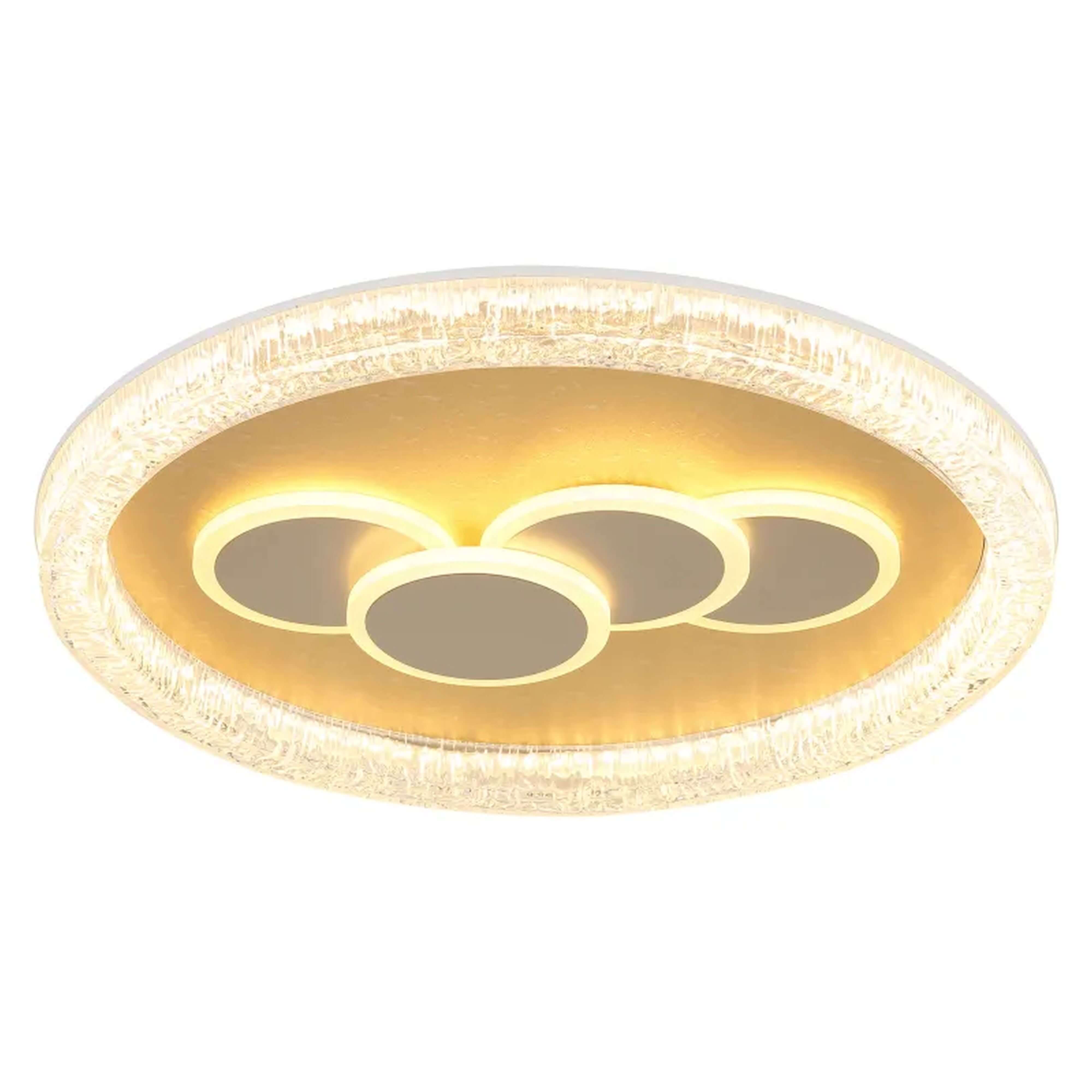 Globo Lighting Loraine stropné svietidlo 5x40 W biela-priehľadná 48476-40R