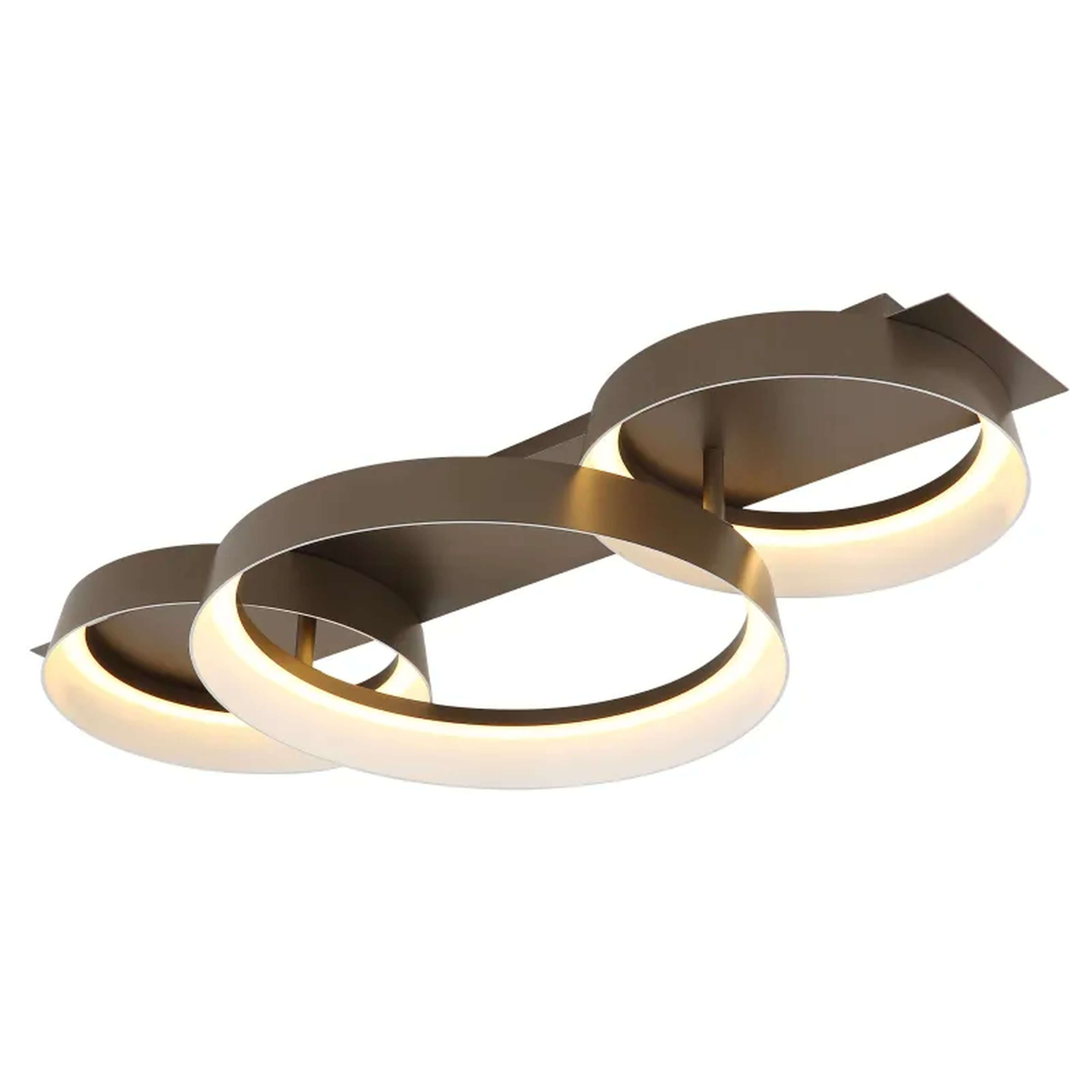 Globo Lighting Syrakus stropné svietidlo 3x40 W hnedá 48048D2
