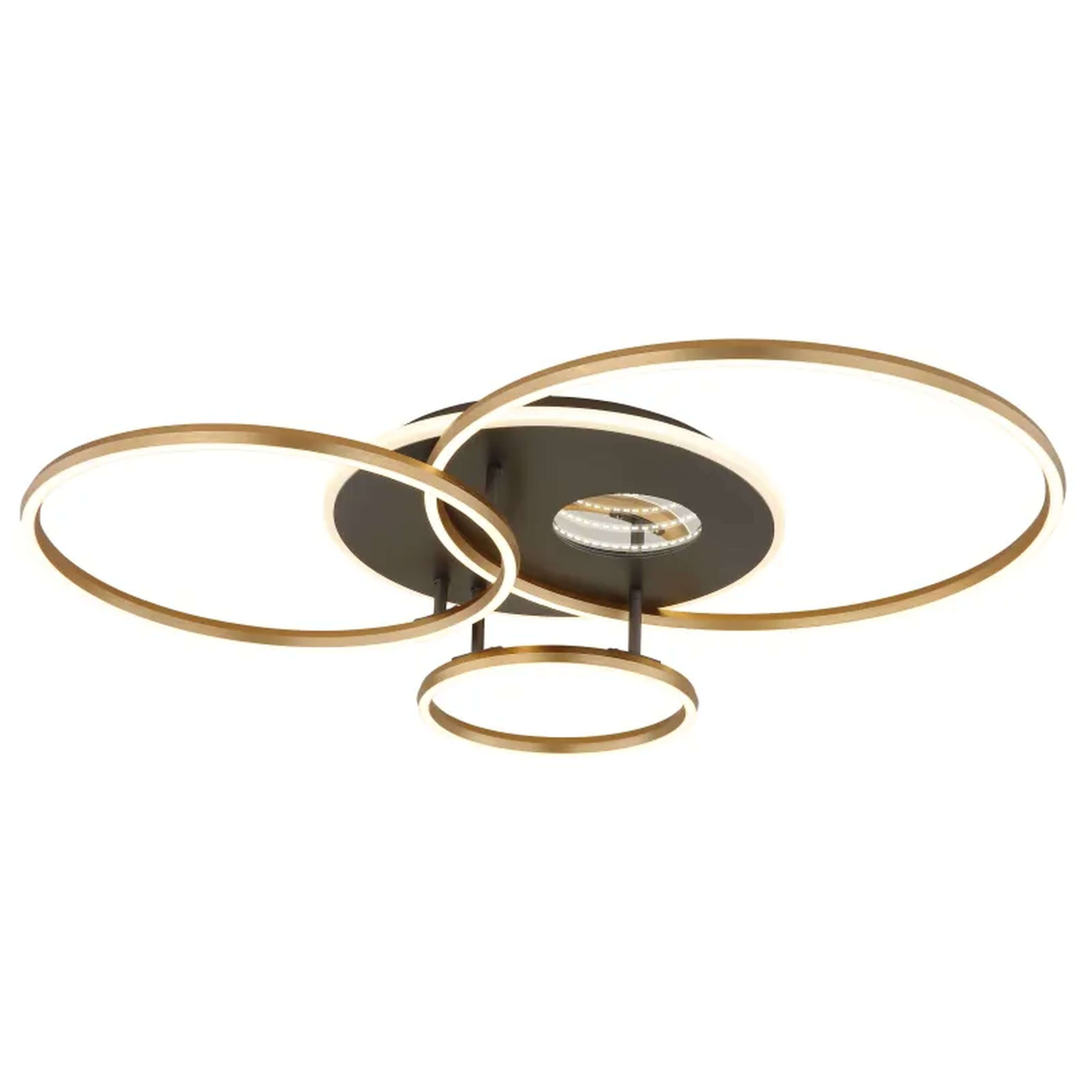 Globo Lighting Invertina stropné svietidlo 4x54 W biela-čierna-zlatá 48466-54
