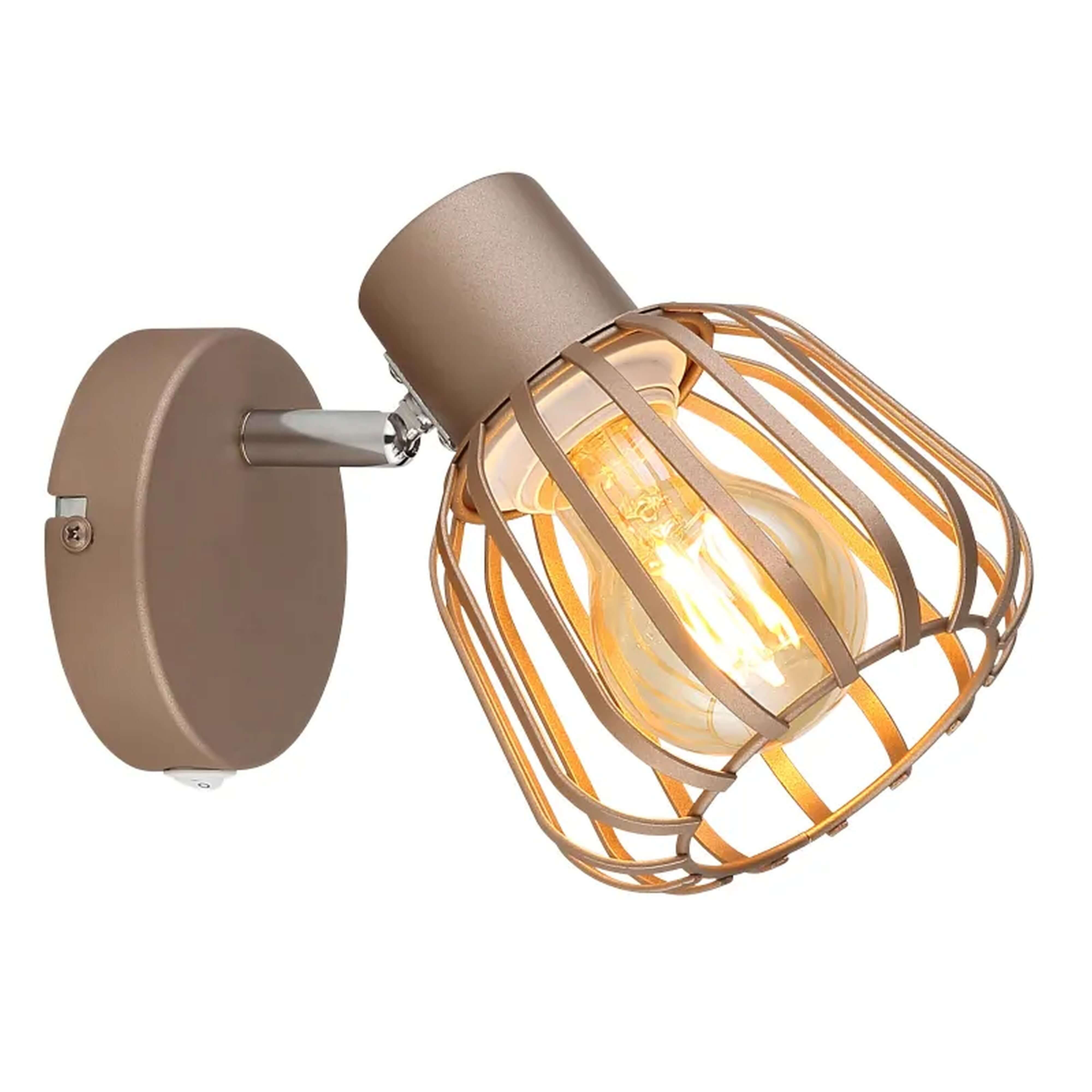Globo Lighting Olin nástenná lampa 1x40 W hnedá 54663-1