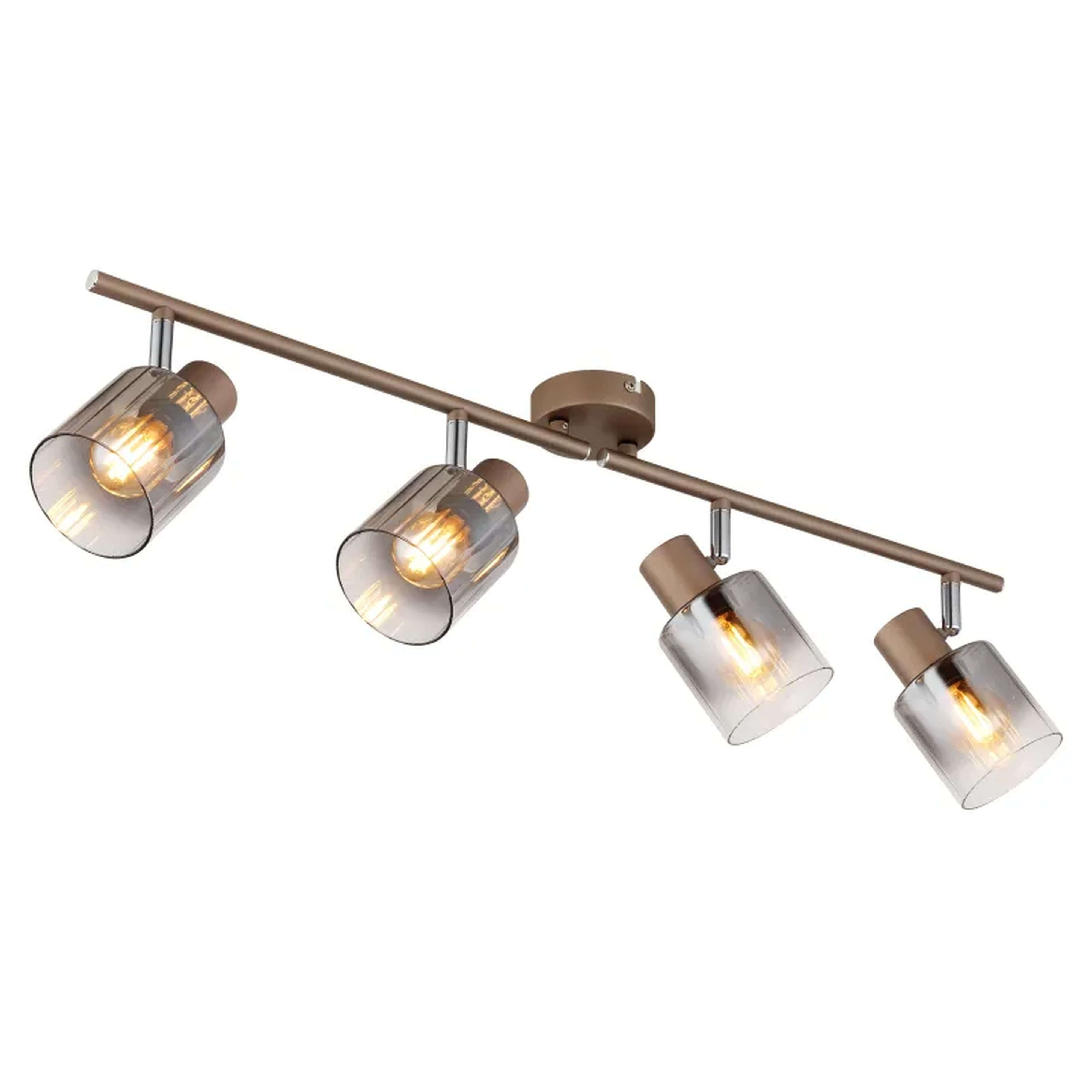 Globo Lighting Walton stropné svietidlo 4x40 W dymová 54318-4