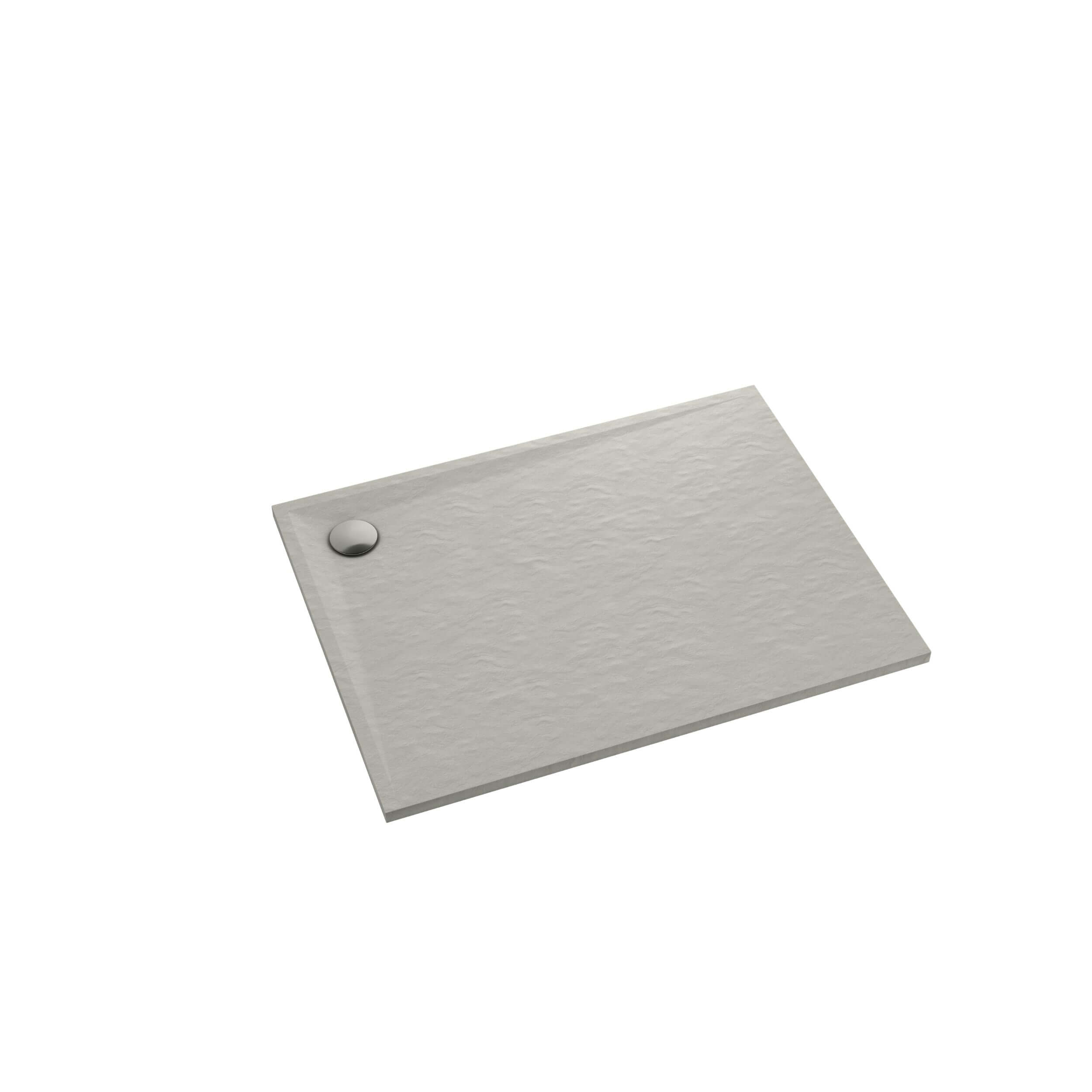 Schedpol Etrusco Cement Stone obdĺžniková sprchová vanička 90x70 cm cementová 3.474/CT/ST