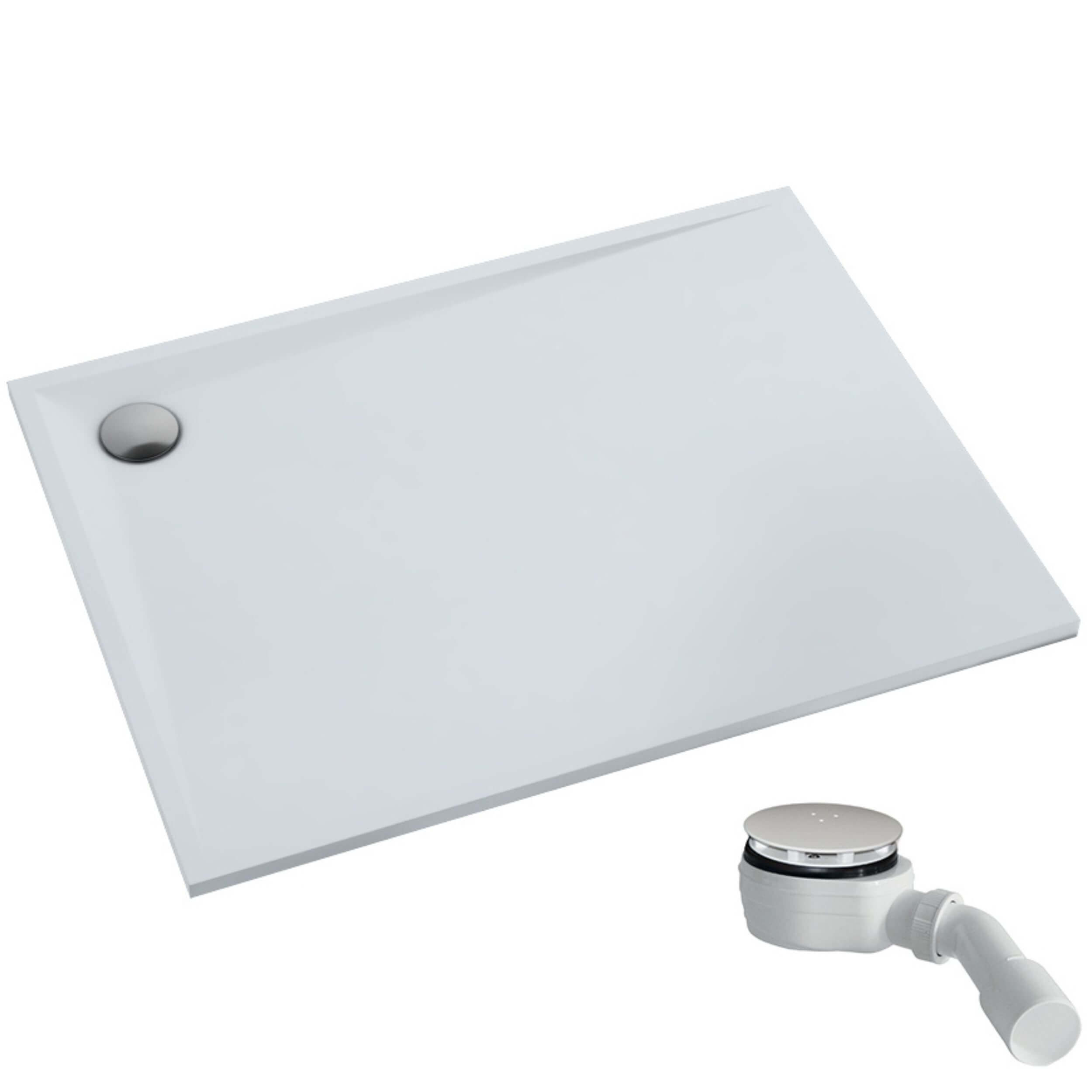 Schedpol Etrusco White Mat obdĺžniková sprchová vanička 160x90 cm biela 3.476/B/MG