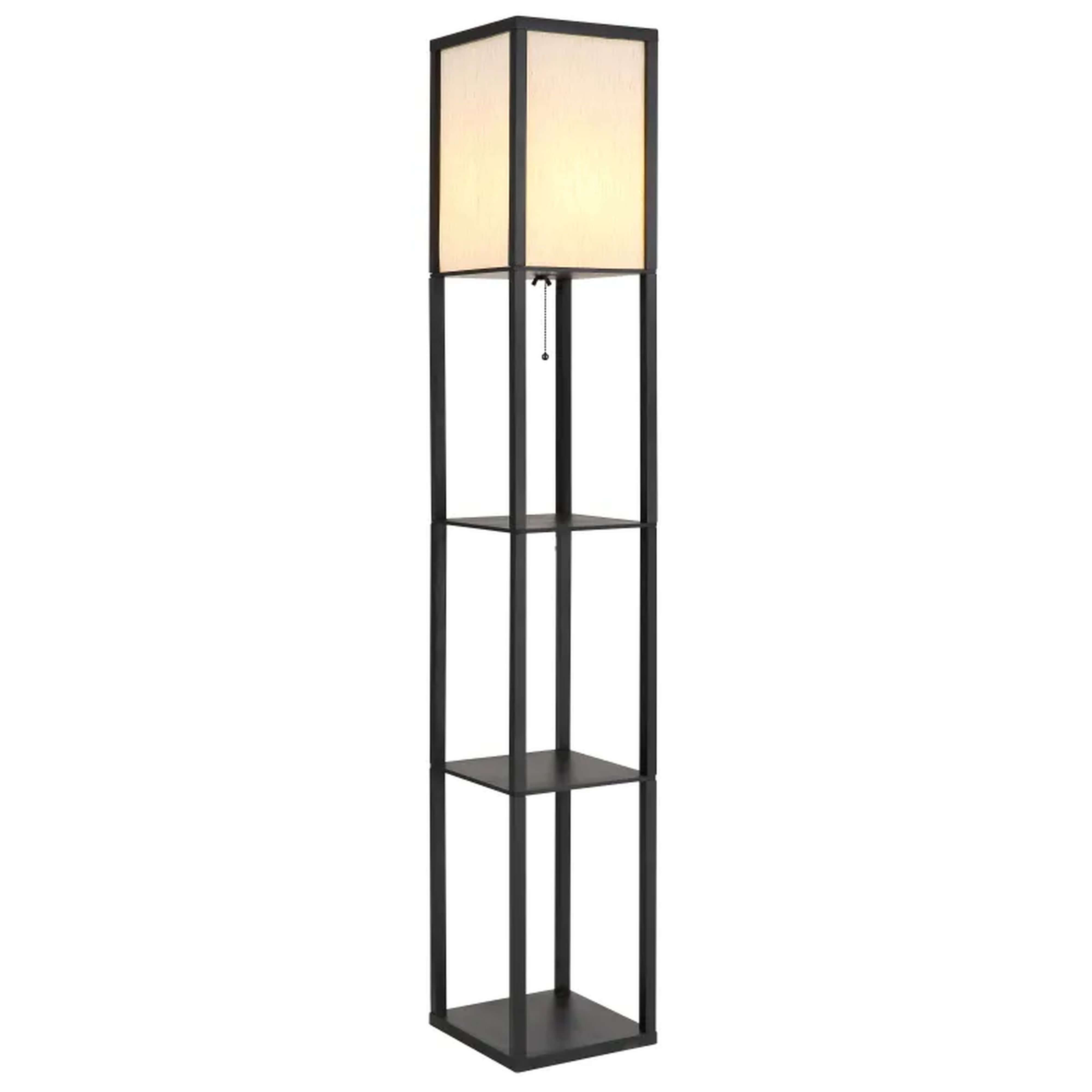 Globo Lighting Tabitha stojaca lampa 1x60 W čierna 58611S