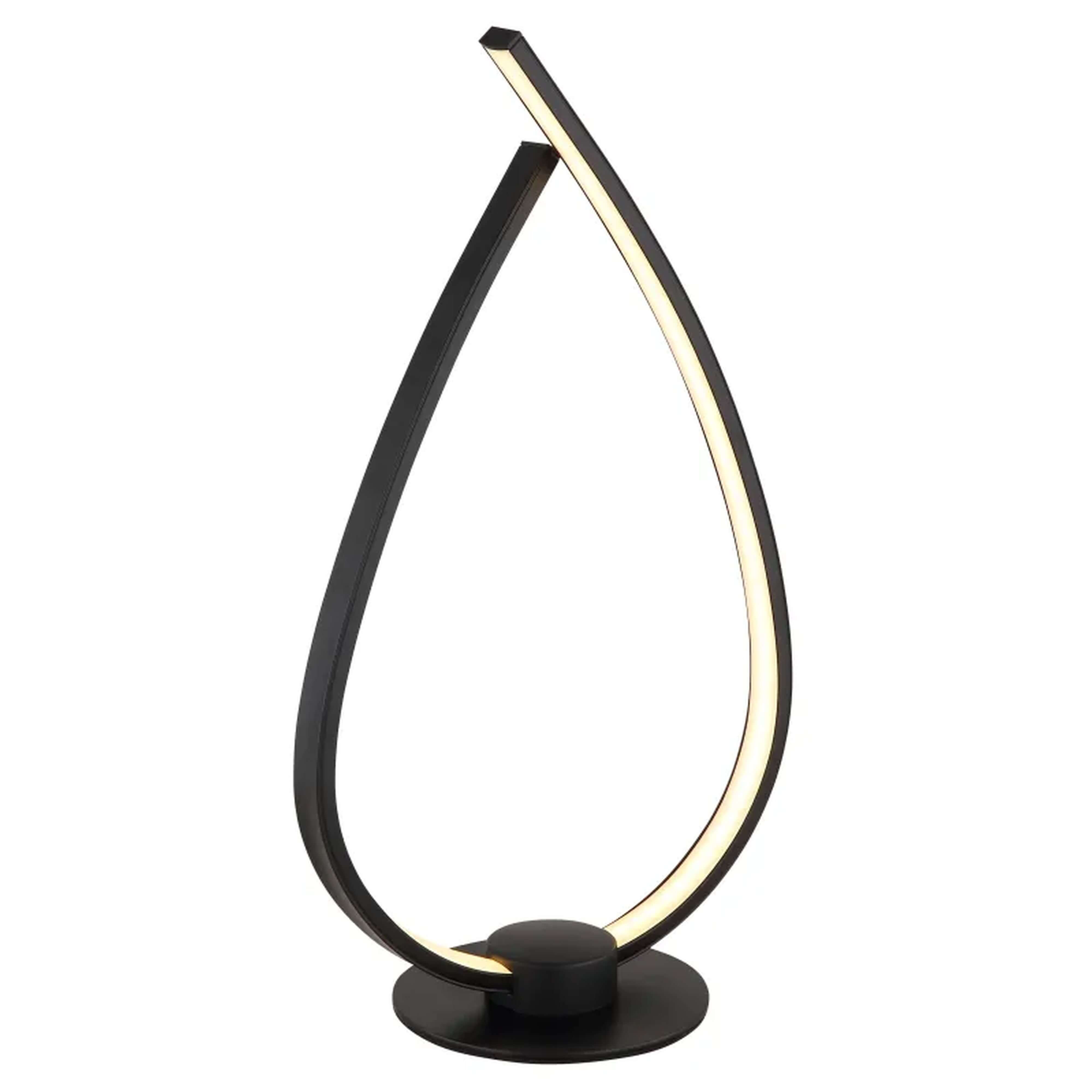 Globo Lighting Trina stolová lampa 1x6 W čierna 58492B