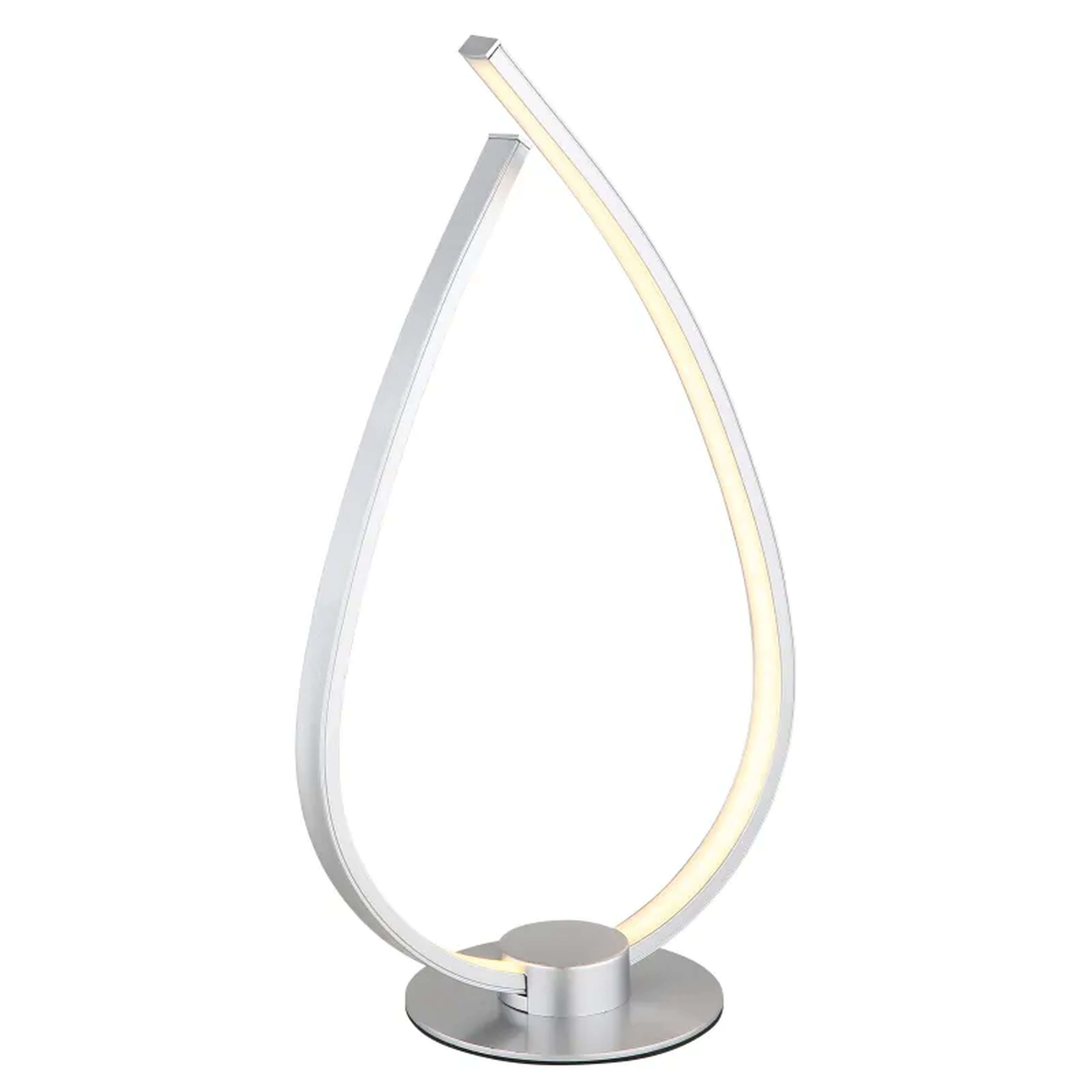 Globo Lighting Trina stolová lampa 1x6 W strieborná 58492S