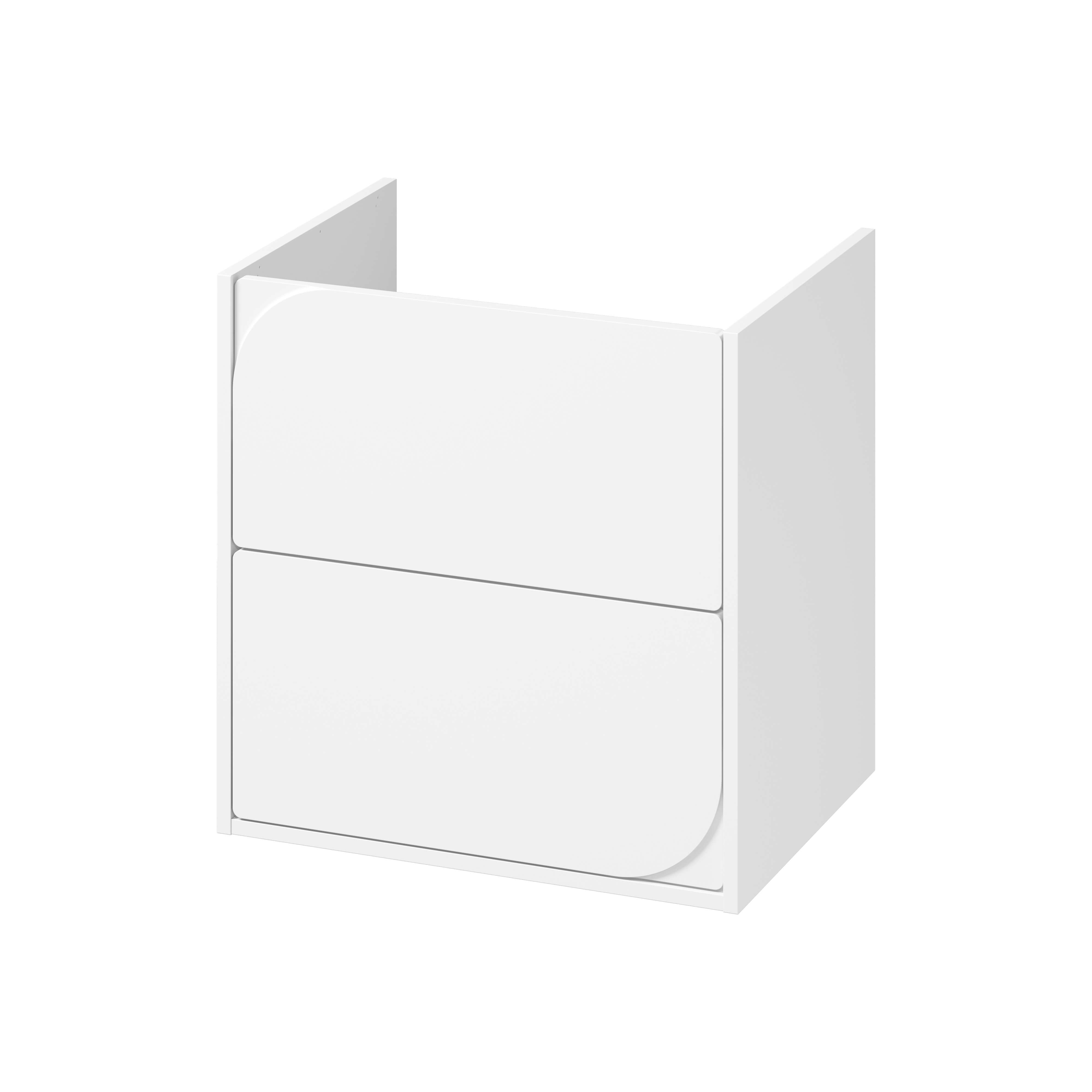 Cersanit Crea II skrinka 59.4x44.7x62.1 cm závesná kúpeľňová skrinka pod umývadlo biela S1058-020