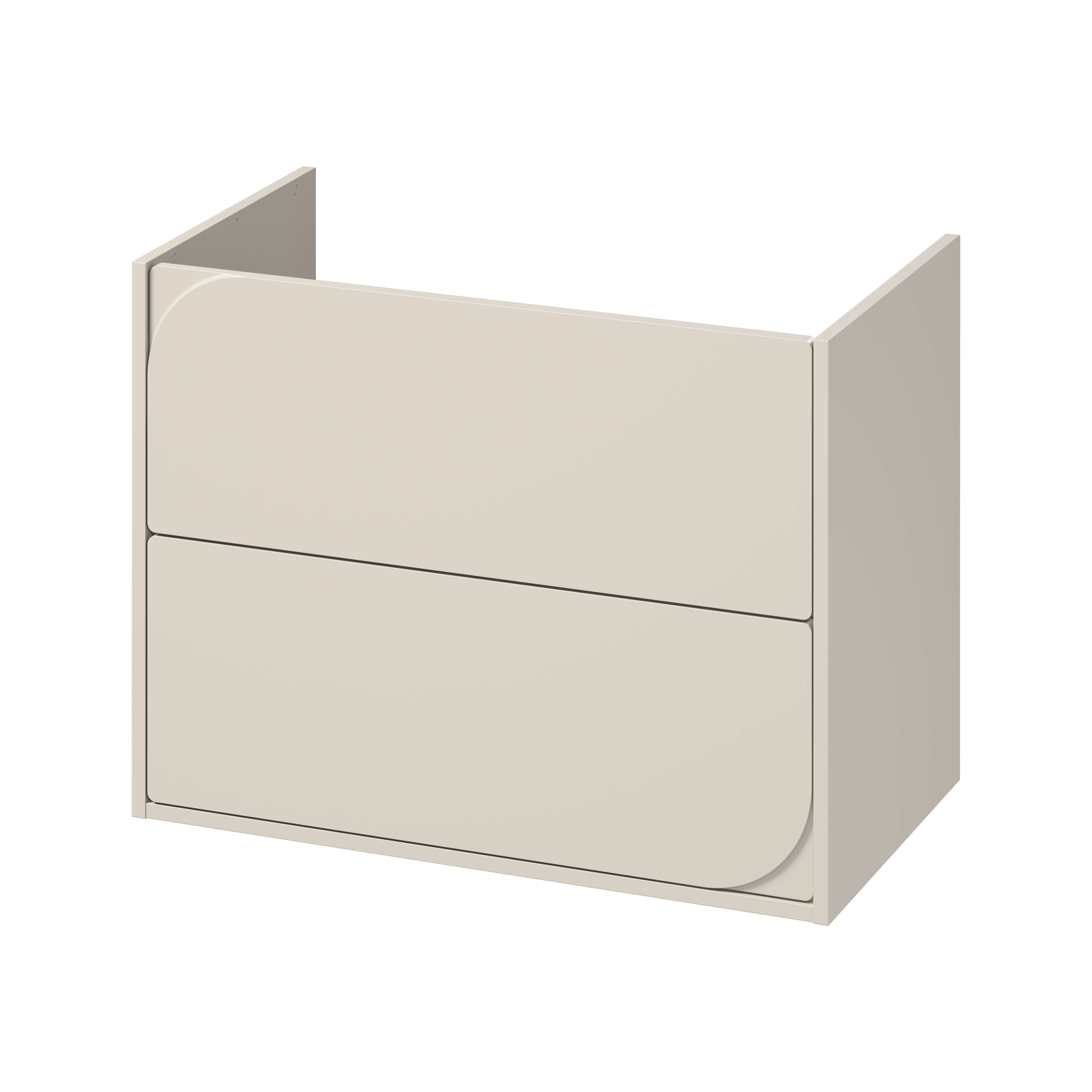 Cersanit Crea II skrinka 79.4x44.7x62.1 cm závesná kúpeľňová skrinka pod umývadlo béžová S1058–026