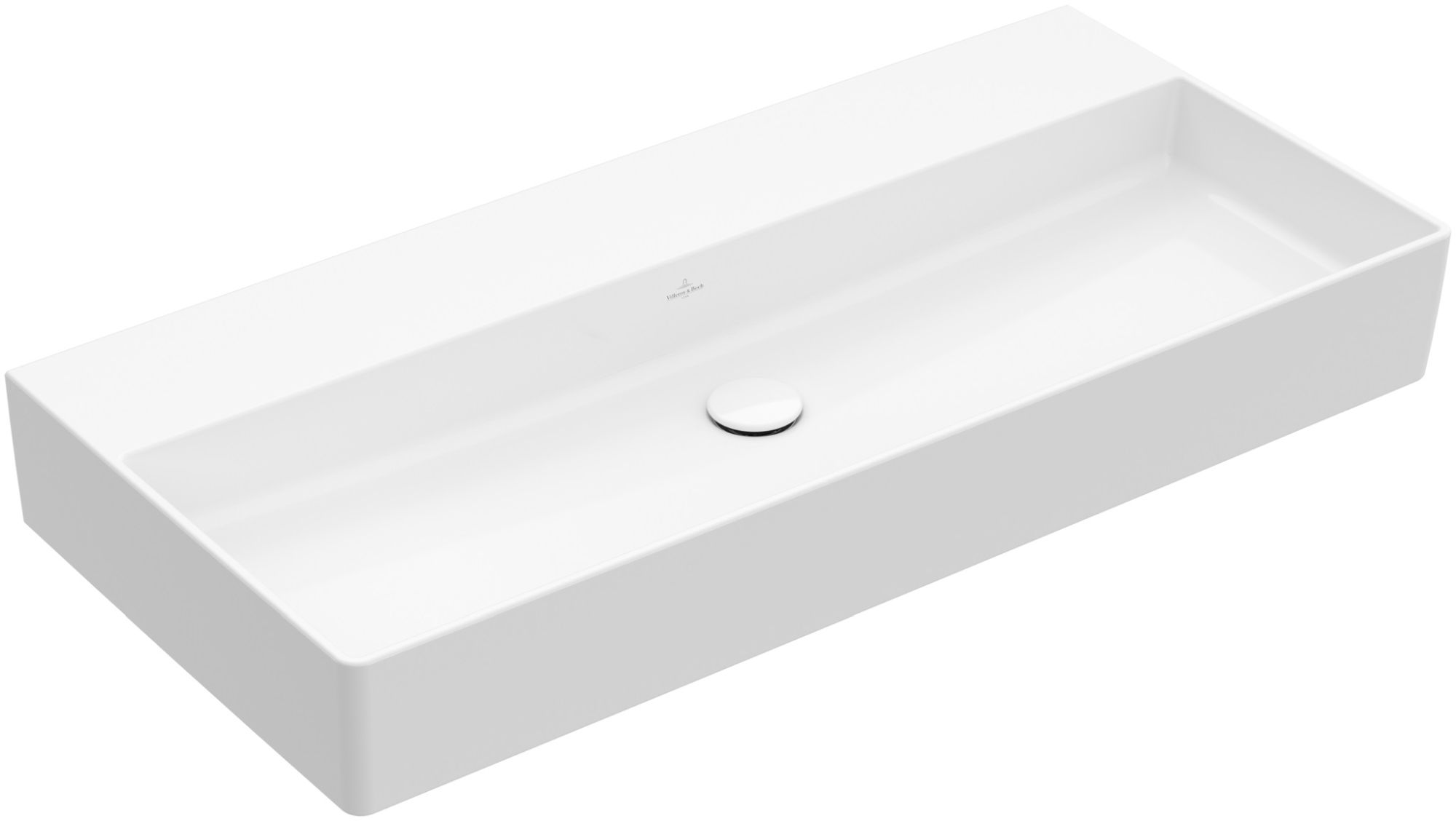 Villeroy & Boch Memento 2.0 umývadlo 100x47 cm obdĺžnik klasické umývadlo-umývadlo na nábytok biela lesklá 4A221FR1