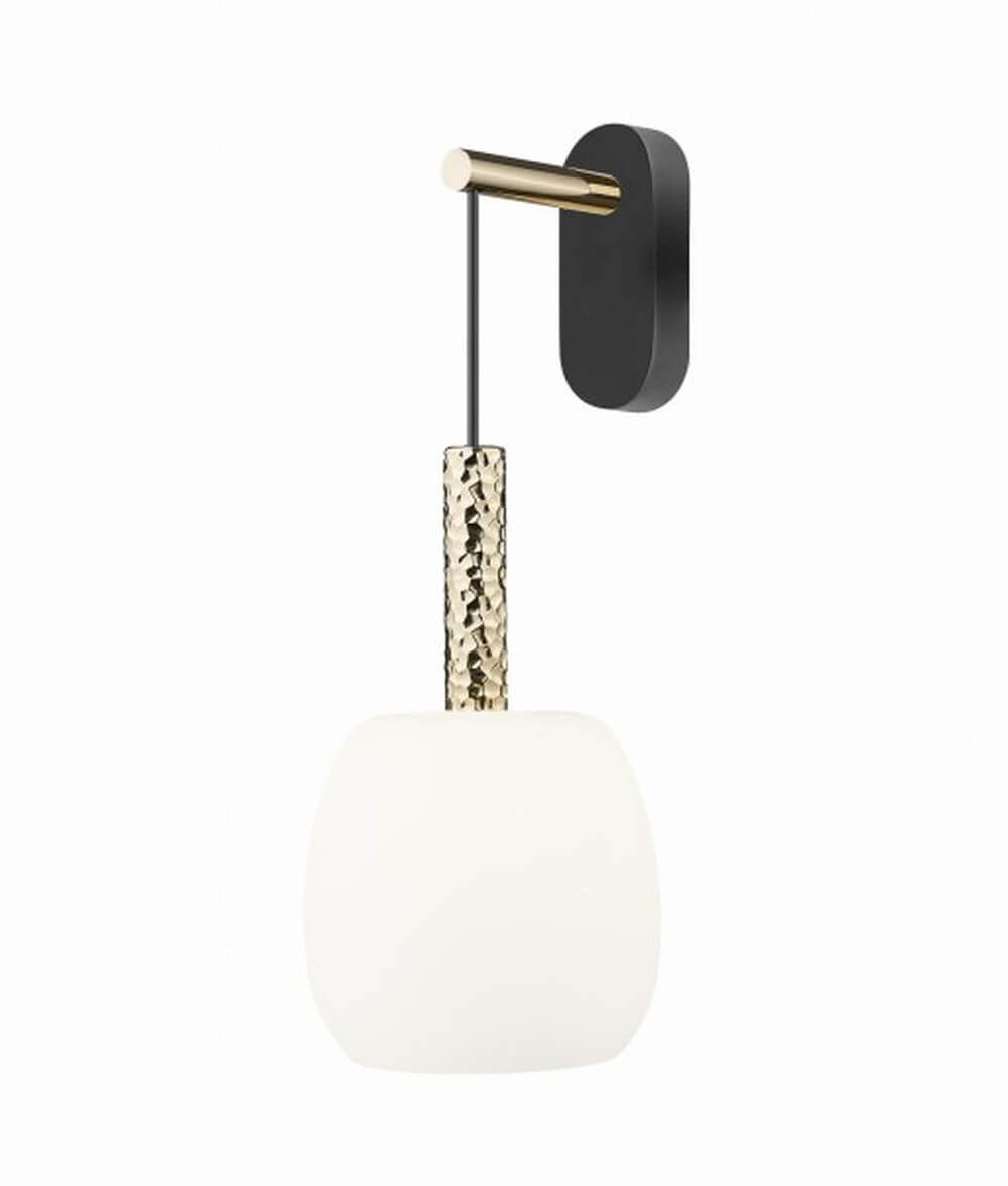 Zuma Line Calvo nástenná lampa 1x28 W čierna-zlatá W0076-01Q-P7AA