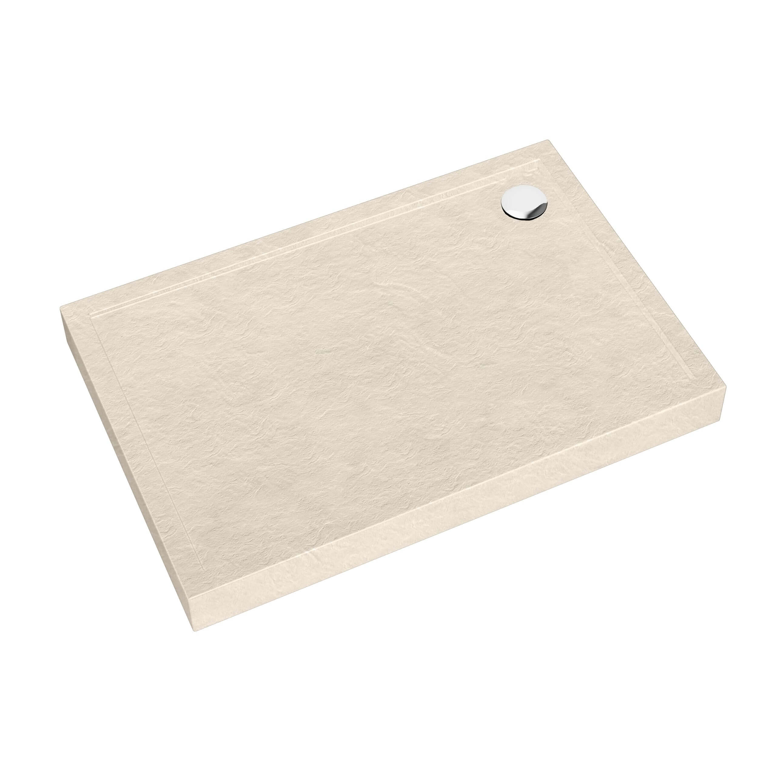 Schedpol Caspar New Cashmere Stone obdĺžniková sprchová vanička 120x80 cm béžová 3.2333/PK/ST