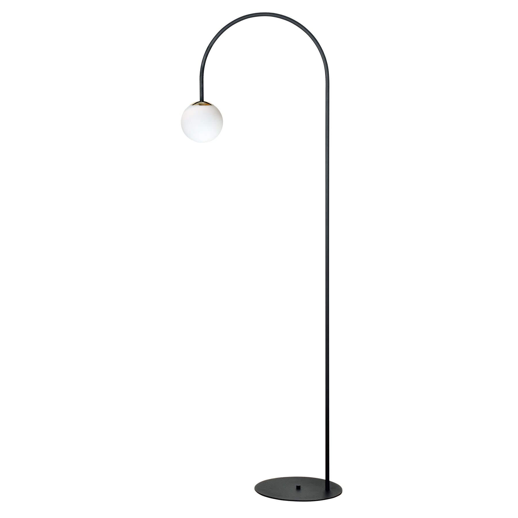 Zuma Line Bow stojaca lampa 1x10 W čierna-zlatá 1280