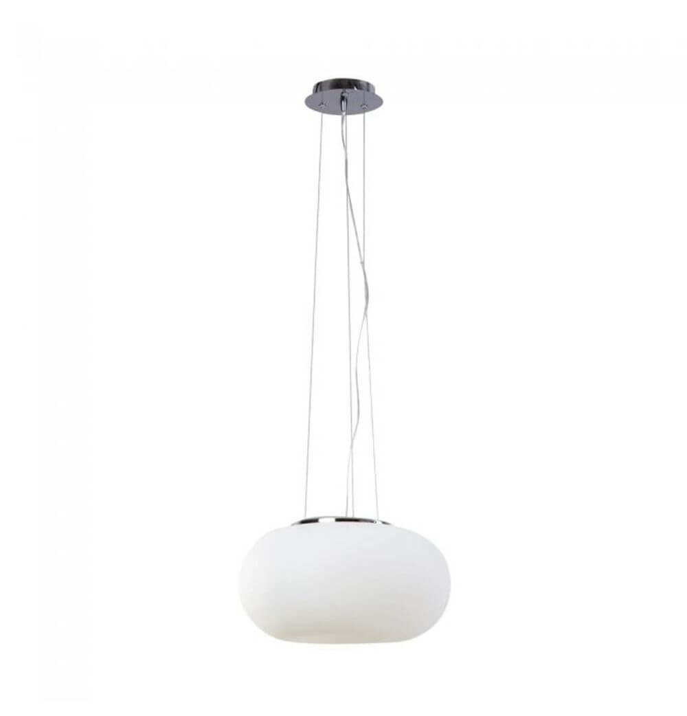 Zuma Line Inez závesné svietidlo 1x60 W biela-strieborná RLD93023-3A
