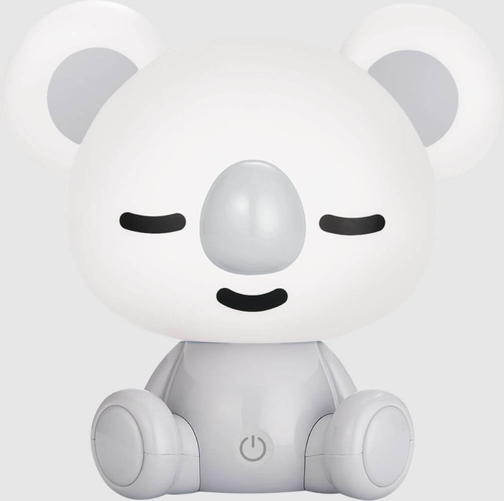 Zuma Line Koala detská nočná lampa 1x3 W sivá KDR-611-GR