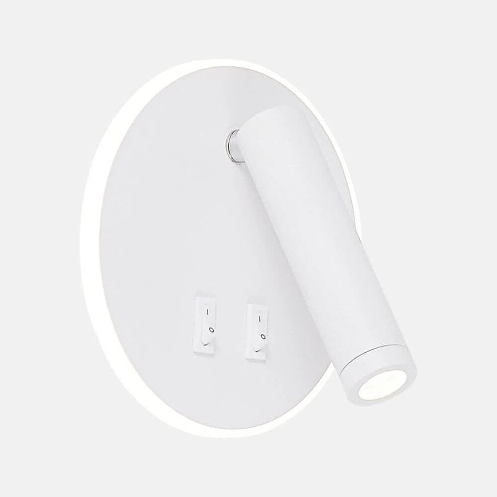 Zuma Line Circa nástenná lampa 1x5.5 W biela W4107-WH
