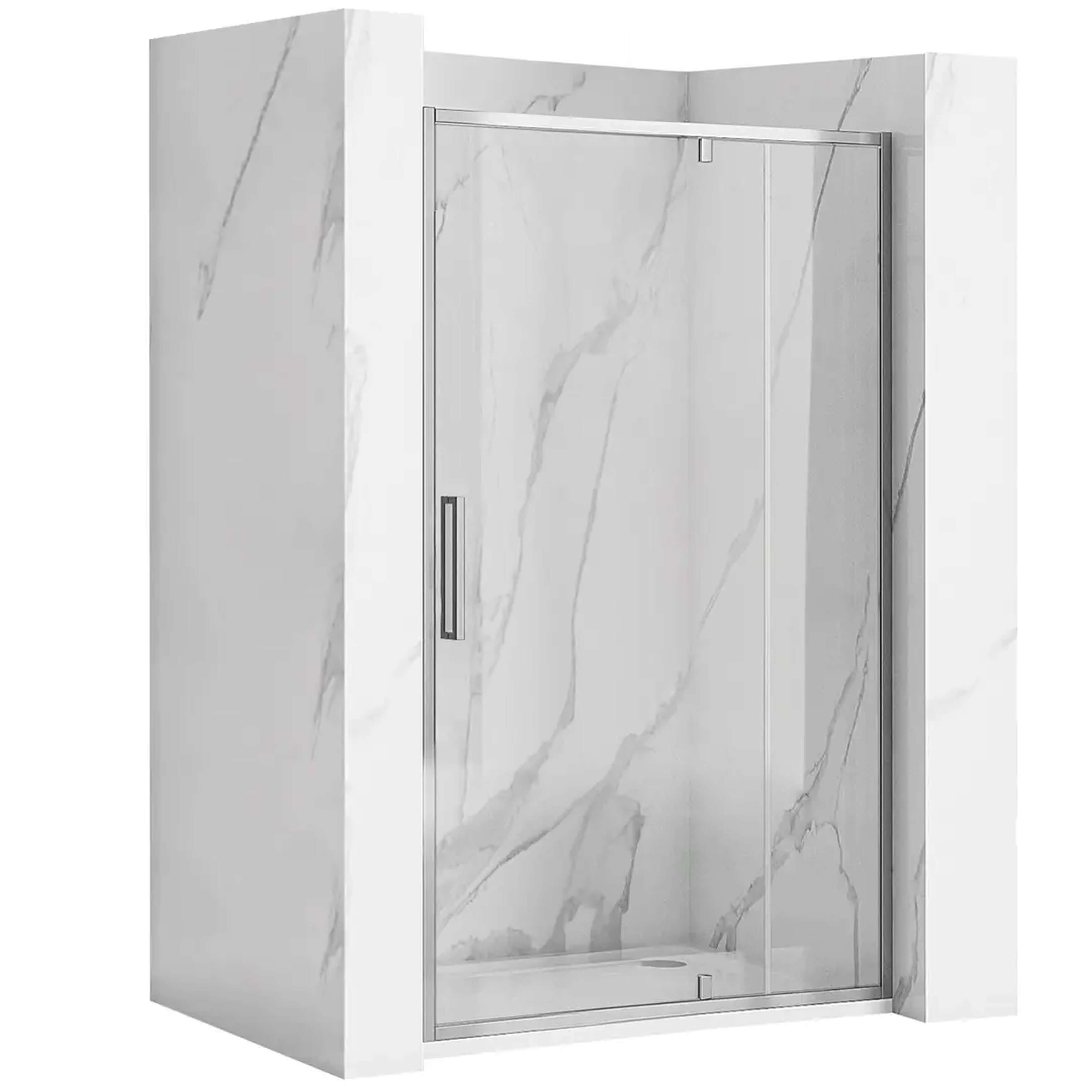 Rea Rapid Swing sprchové dvere 120 cm výklopné chróm lesklá/priehľadné sklo REA-K5456