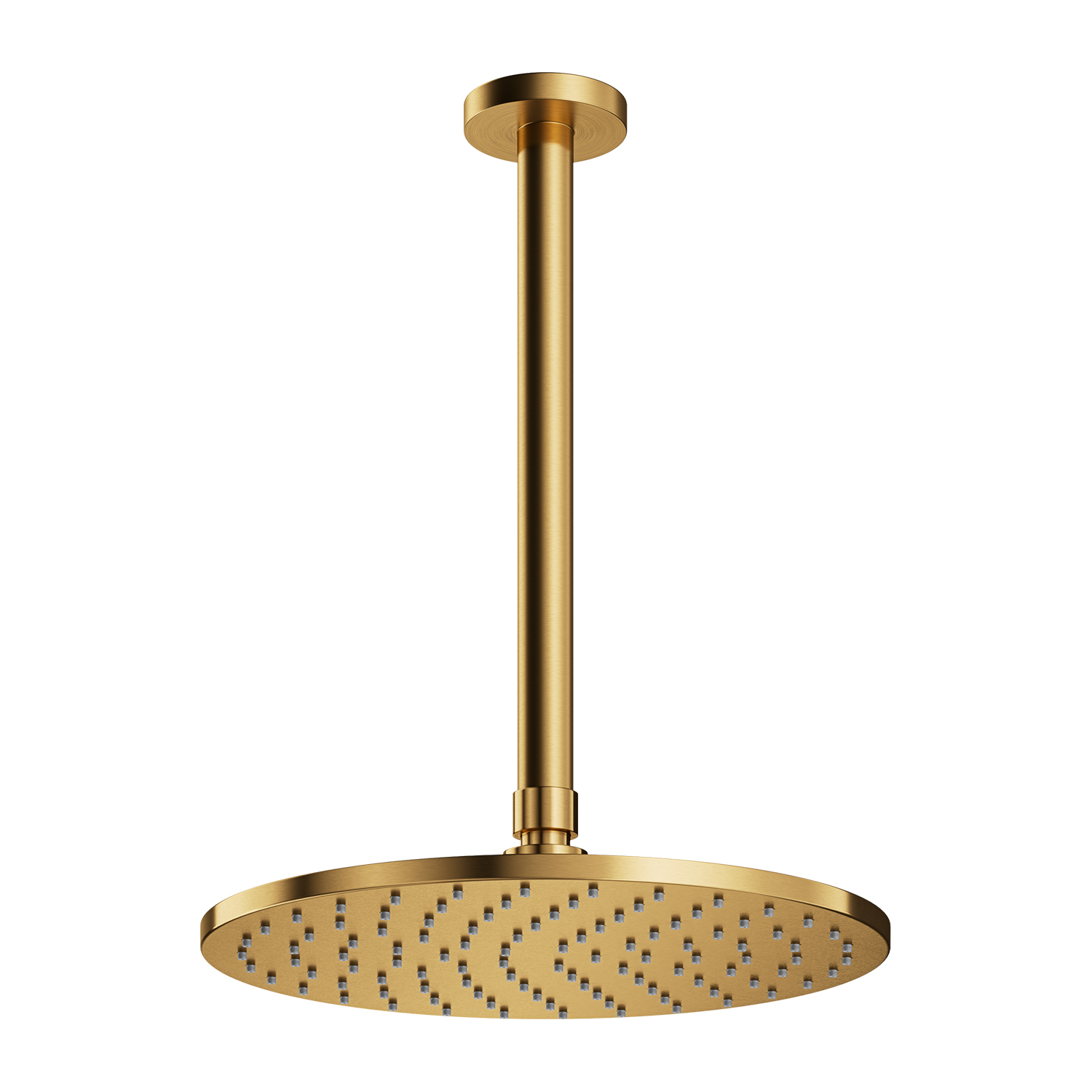 Omnires SlimLine horná sprcha so sprchovacím ramenom 25x25 cm okrúhly zlatá WSSET1GLB