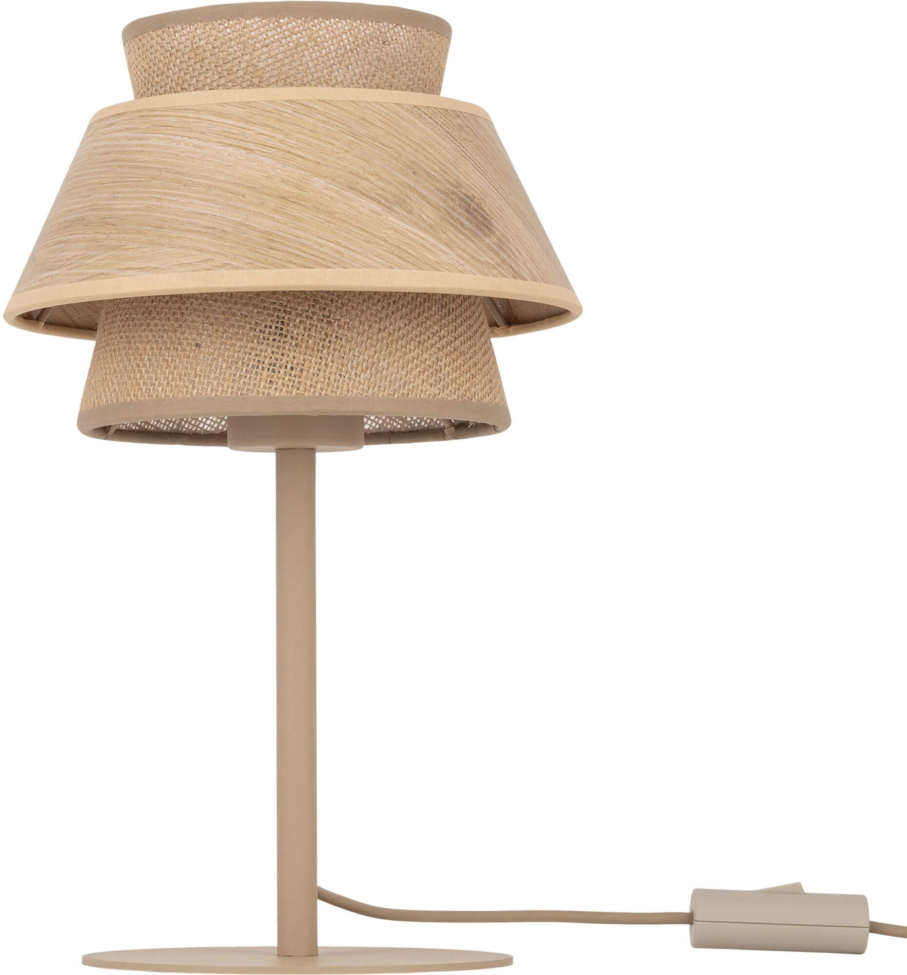 TK Lighting Kalum stolová lampa 1x15 W hnedá 16224