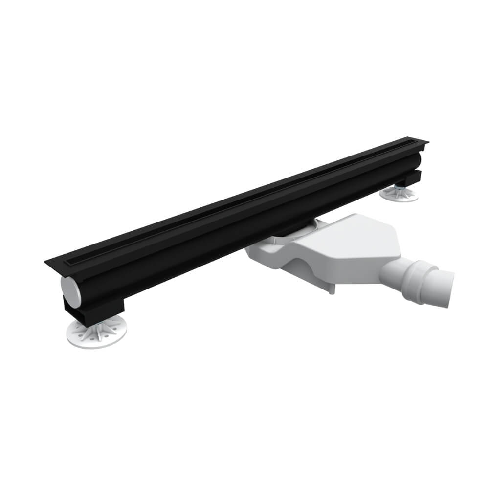 Schedline Thin Flow lineárny odtok 60 cm čierna SOLBV2-60012C
