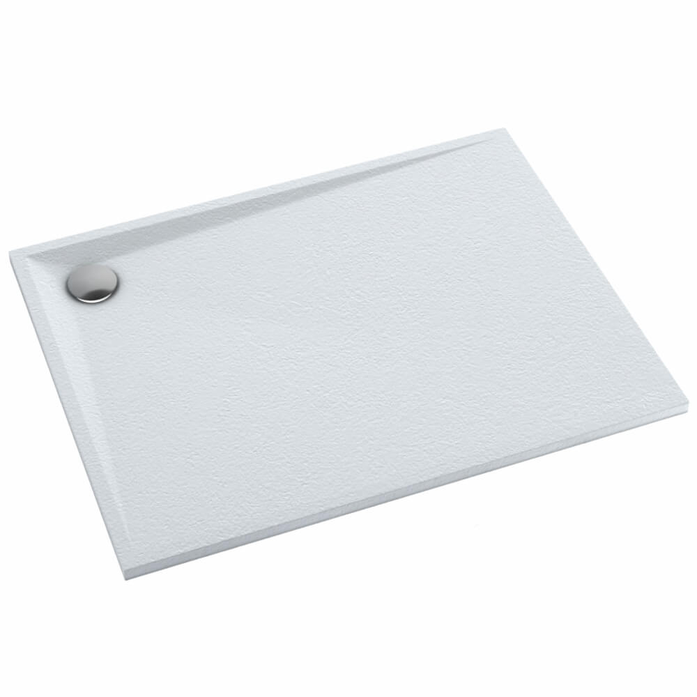 Schedline Libra Grooved White Stone obdĺžniková sprchová vanička 110x90 cm biela 3SP.L1P-90110/B/GR