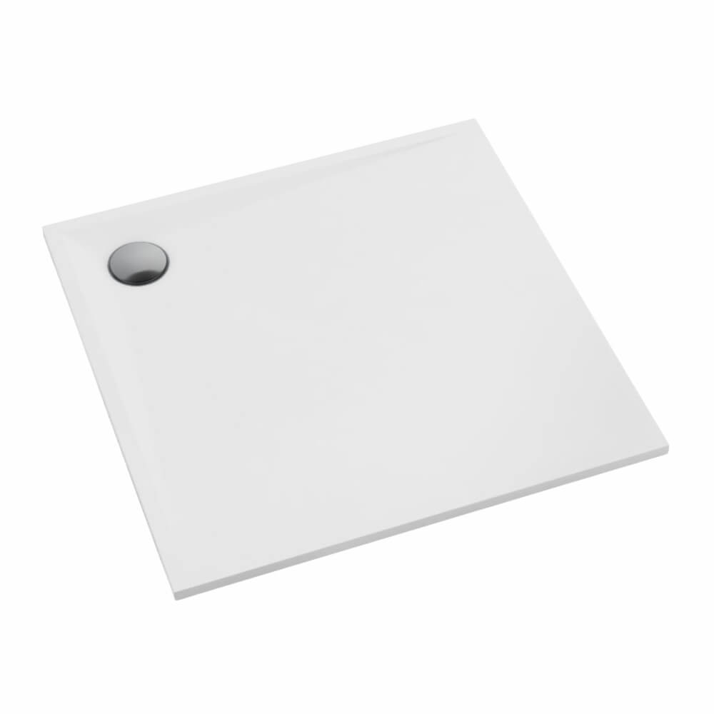 Schedline Libra White Mat štvorcová sprchová vanička 80x80 cm biela 3SP.L1K-8080/B/MG