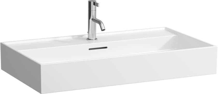 Laufen Kartell umývadlo 80x46 cm obdĺžnik klasické umývadlo biela lesklá H8163360001041