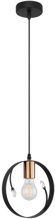 Globo Lighting Vigo závesné svietidlo 1x60 W čierna 15346-1