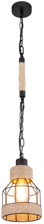 Globo Lighting Hallie závesné svietidlo 1x60 W hnedá 15674H